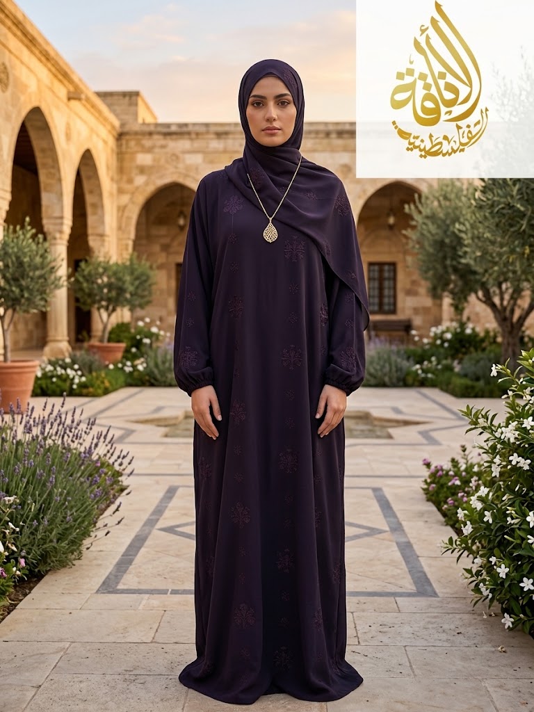 Embroidered One-Piece Prayer Set for Elegant Spiritual Practice