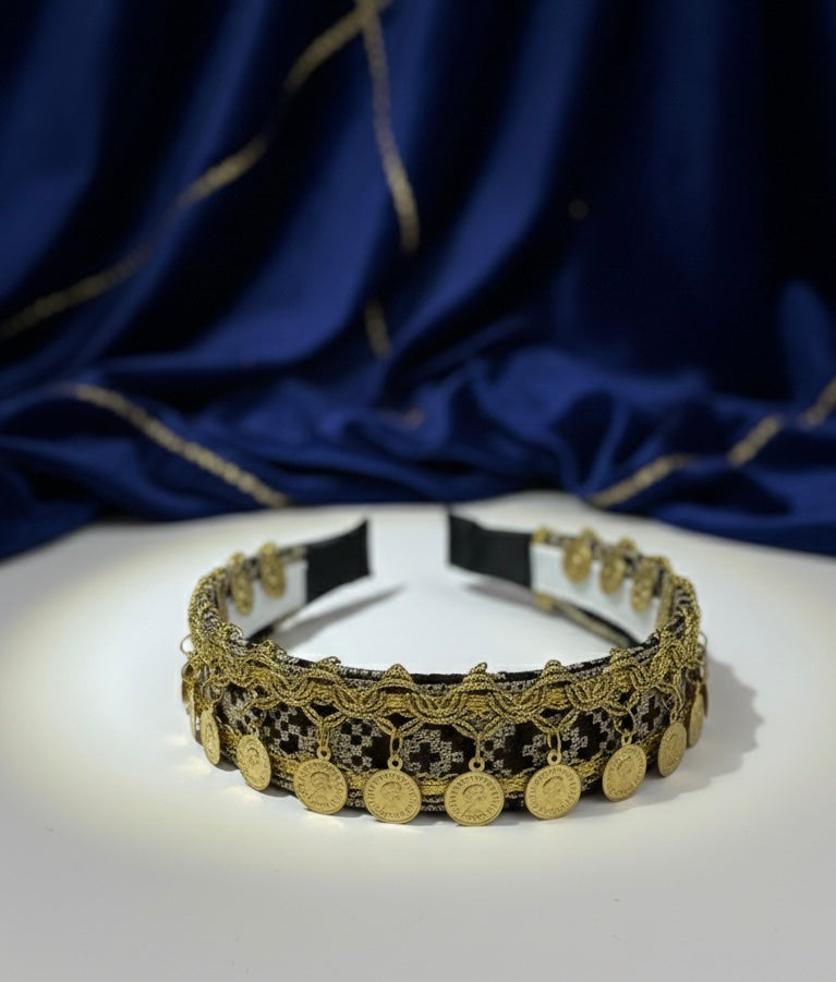 Golden Heritage Coin Headband