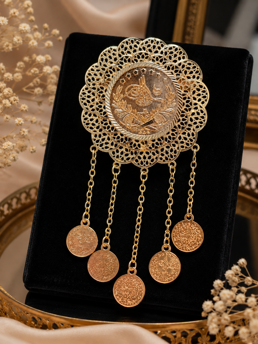 Ottoman Lira Heritage Brooch