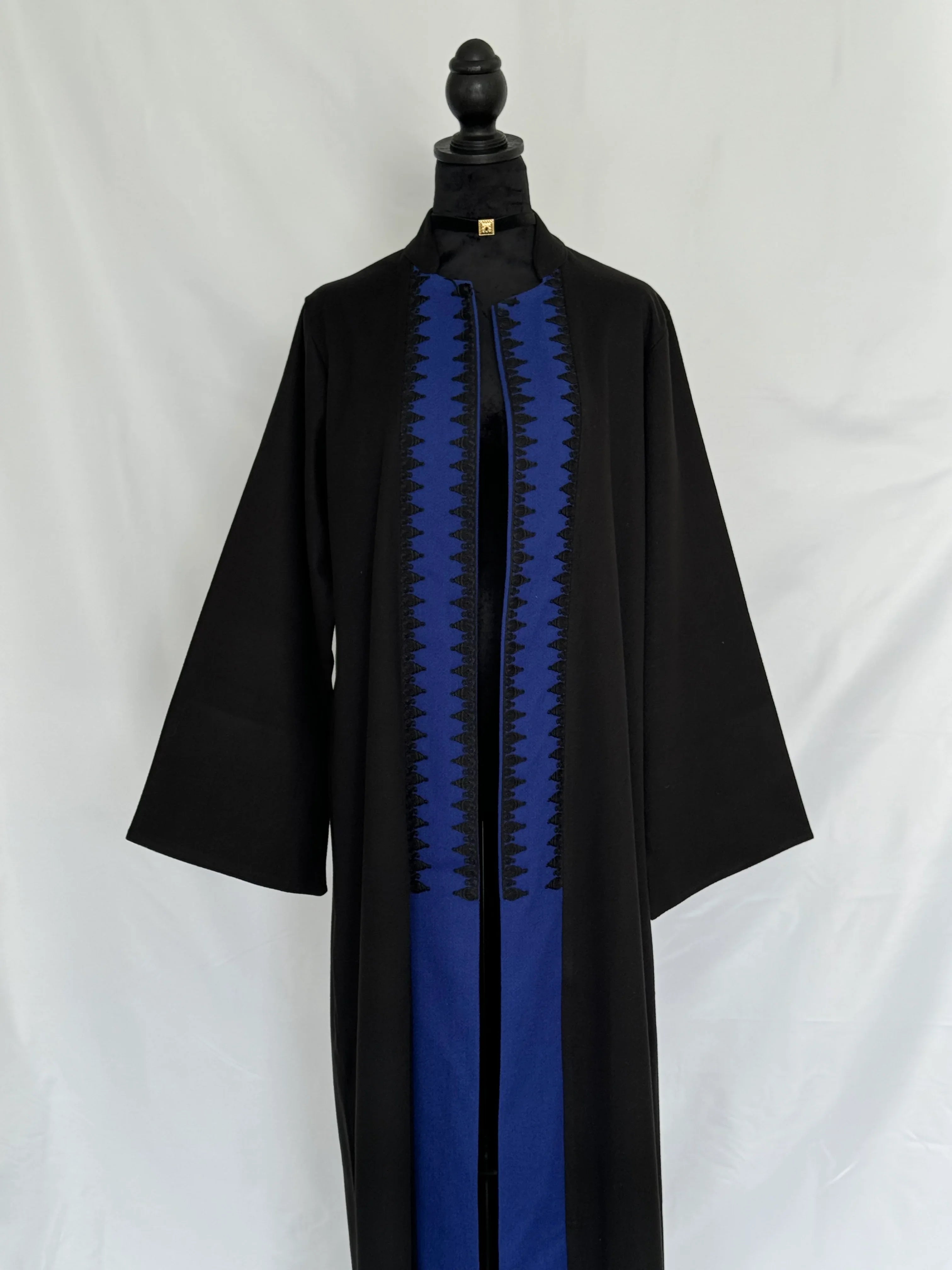Moroccan Embroidery Kimono- designed in a classic open front silhouette