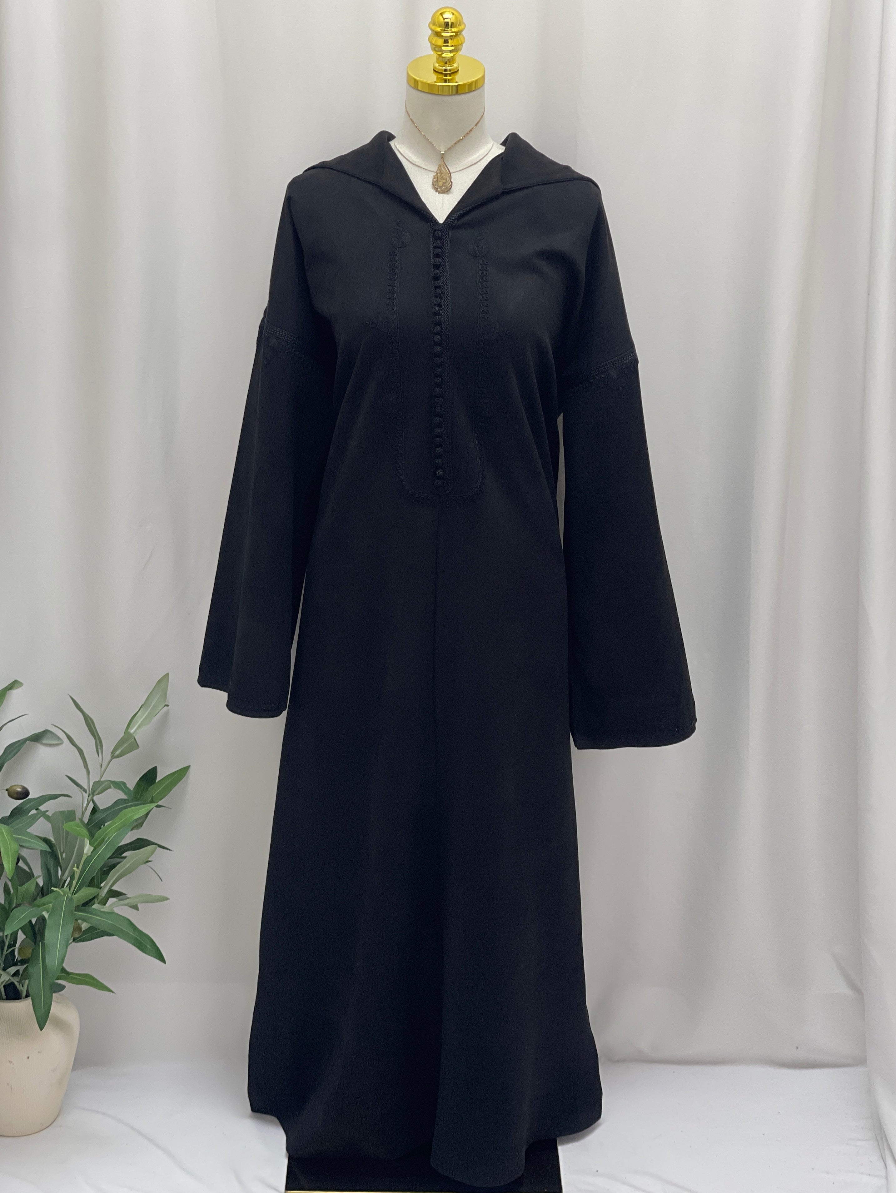 Zayna Moroccan Jalabiya- Elegant Traditional Wear - Palestinian
