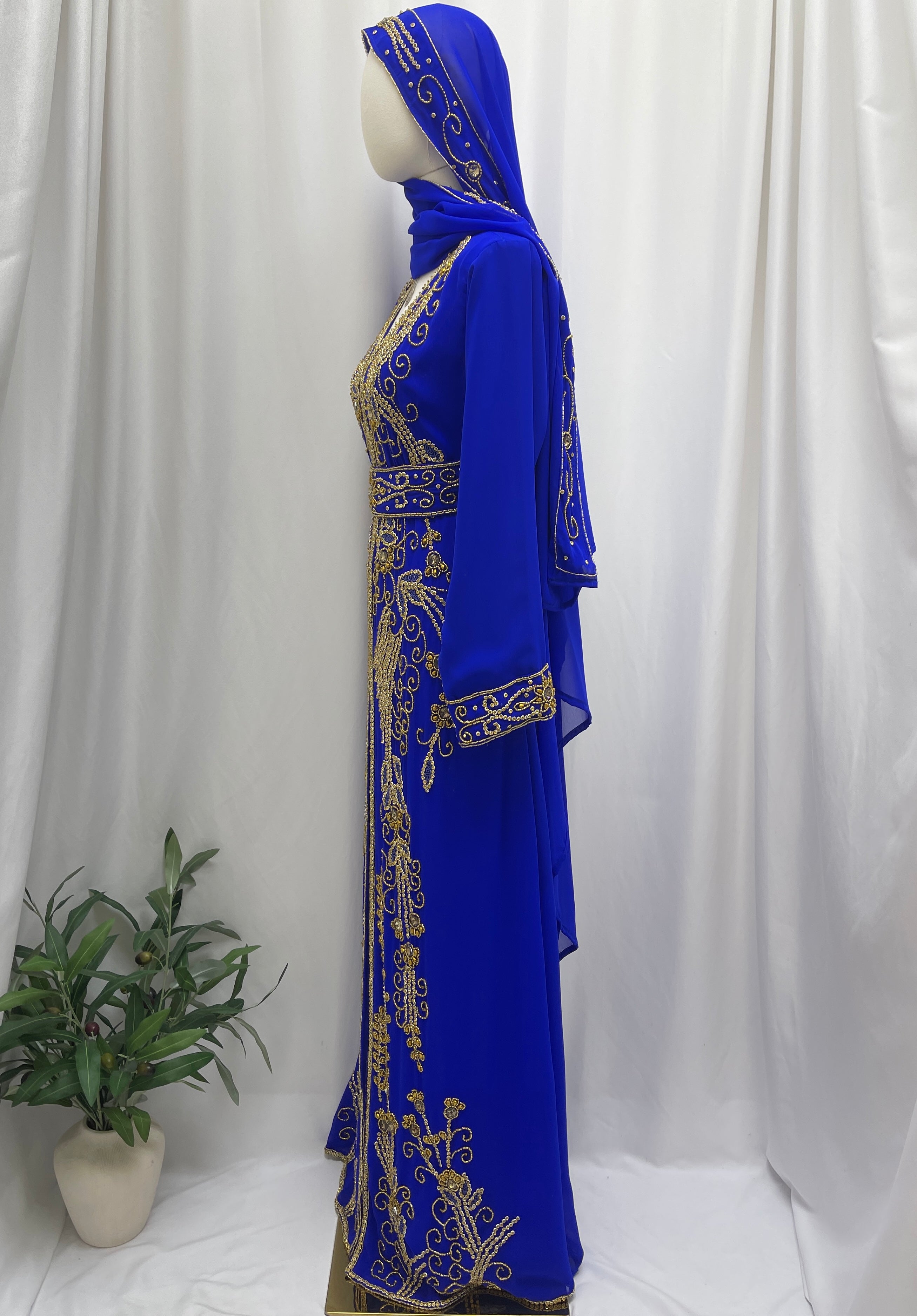 Royal Sapphire Kaftan