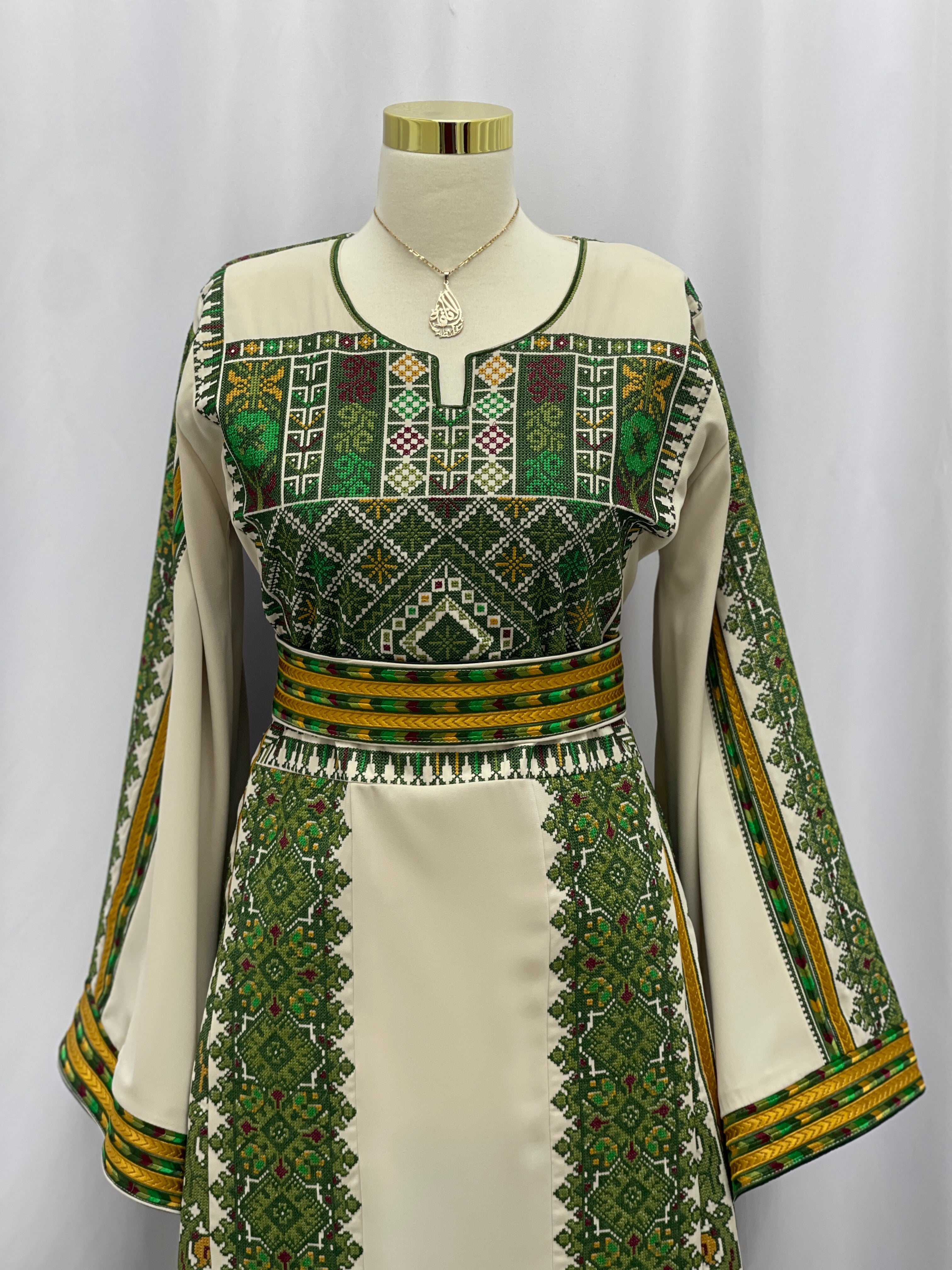 Shifaa Embroidered Palestinian Thobe – Elegant Cultural Dress