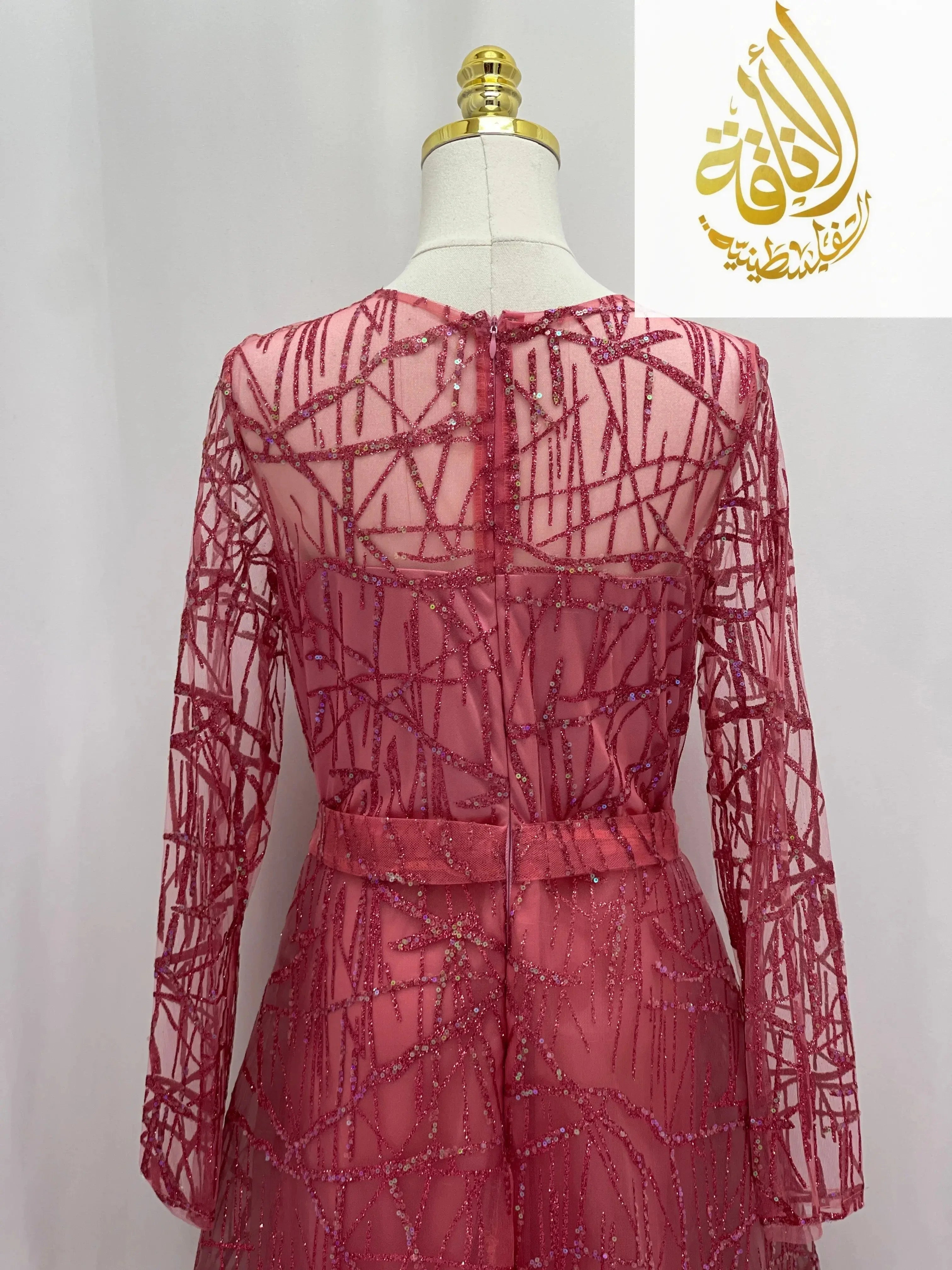 Amira Sparkle Gown Palestinian Elegance