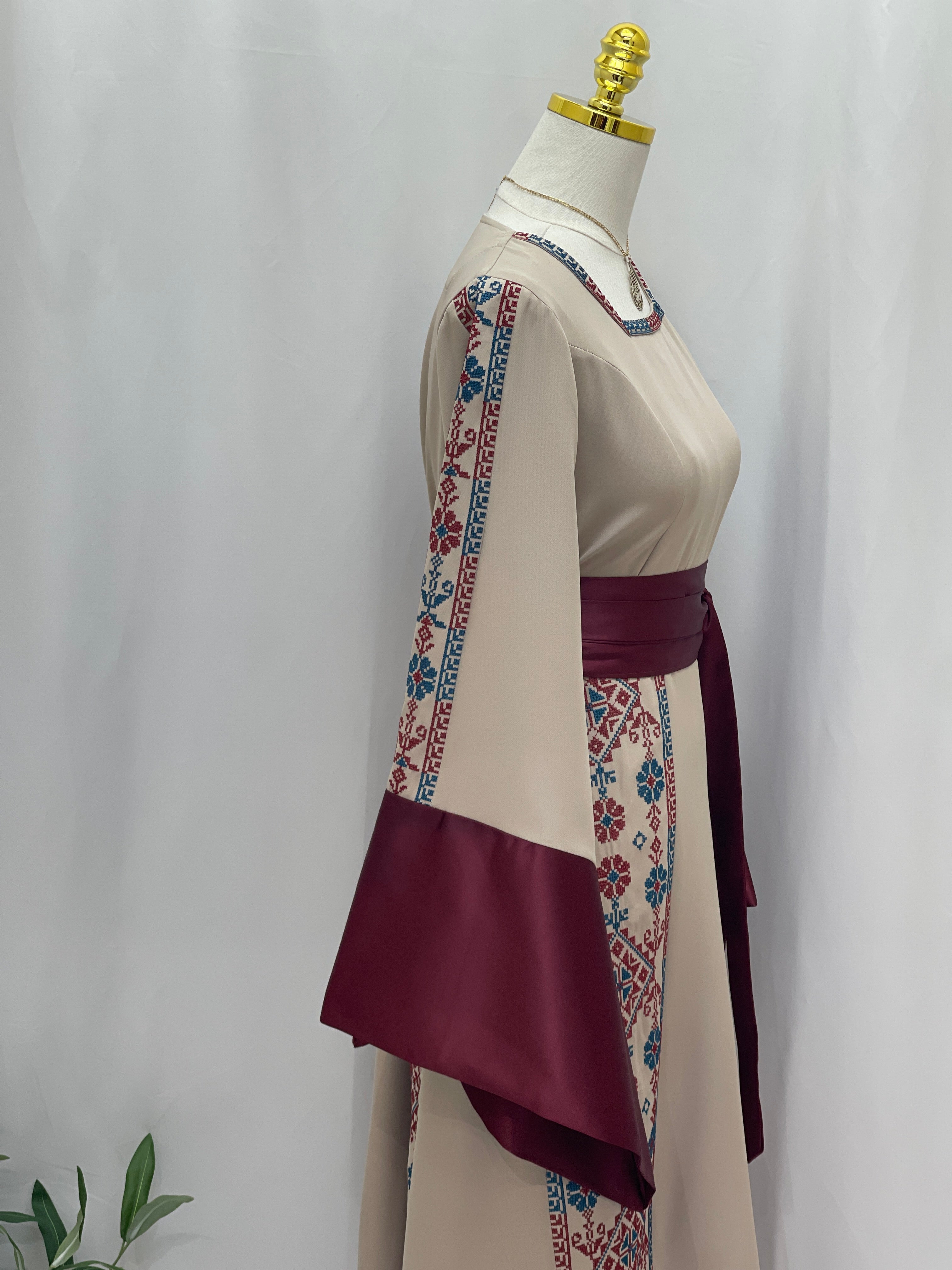 Ansam Heritage Thoub Dress Palestinian Elegance
