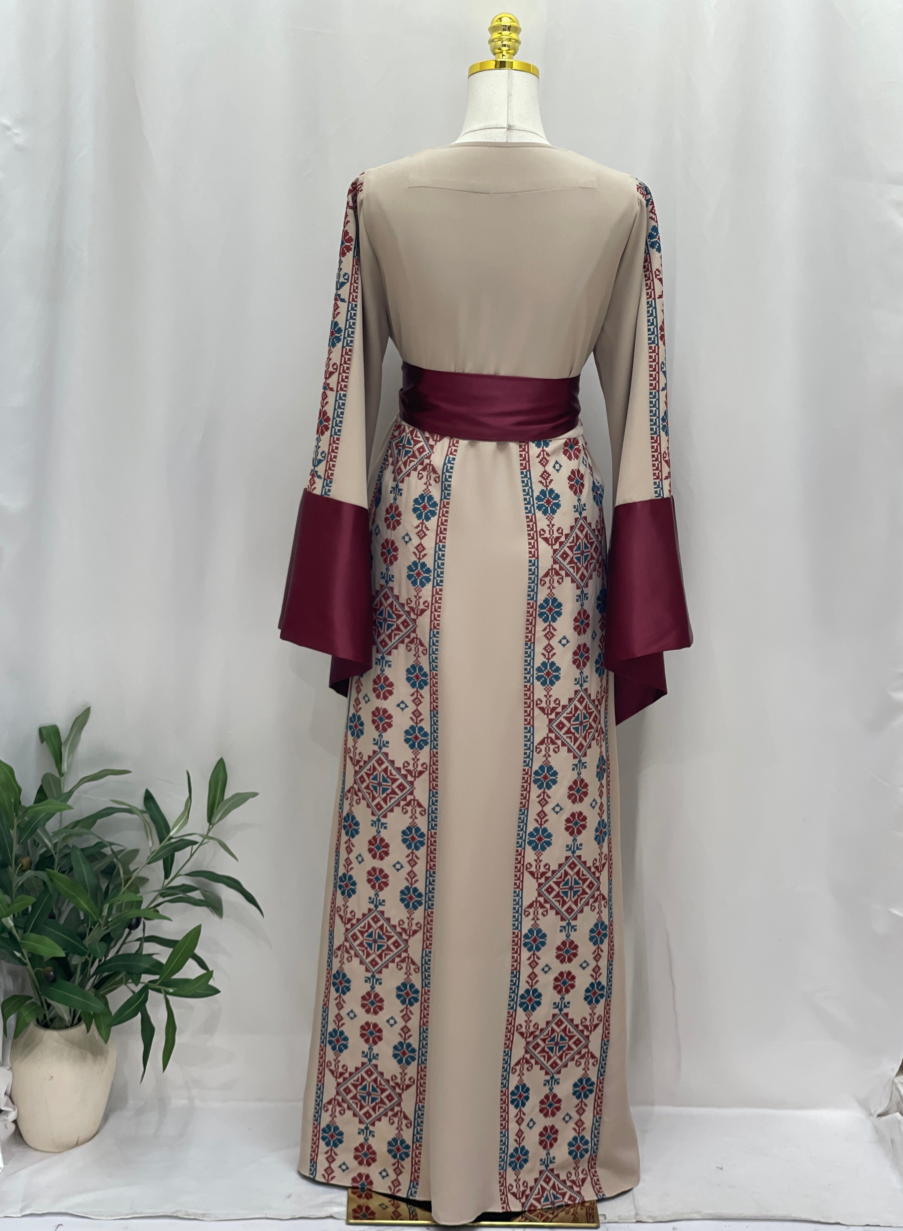 Ansam Heritage Thoub Dress Palestinian Elegance