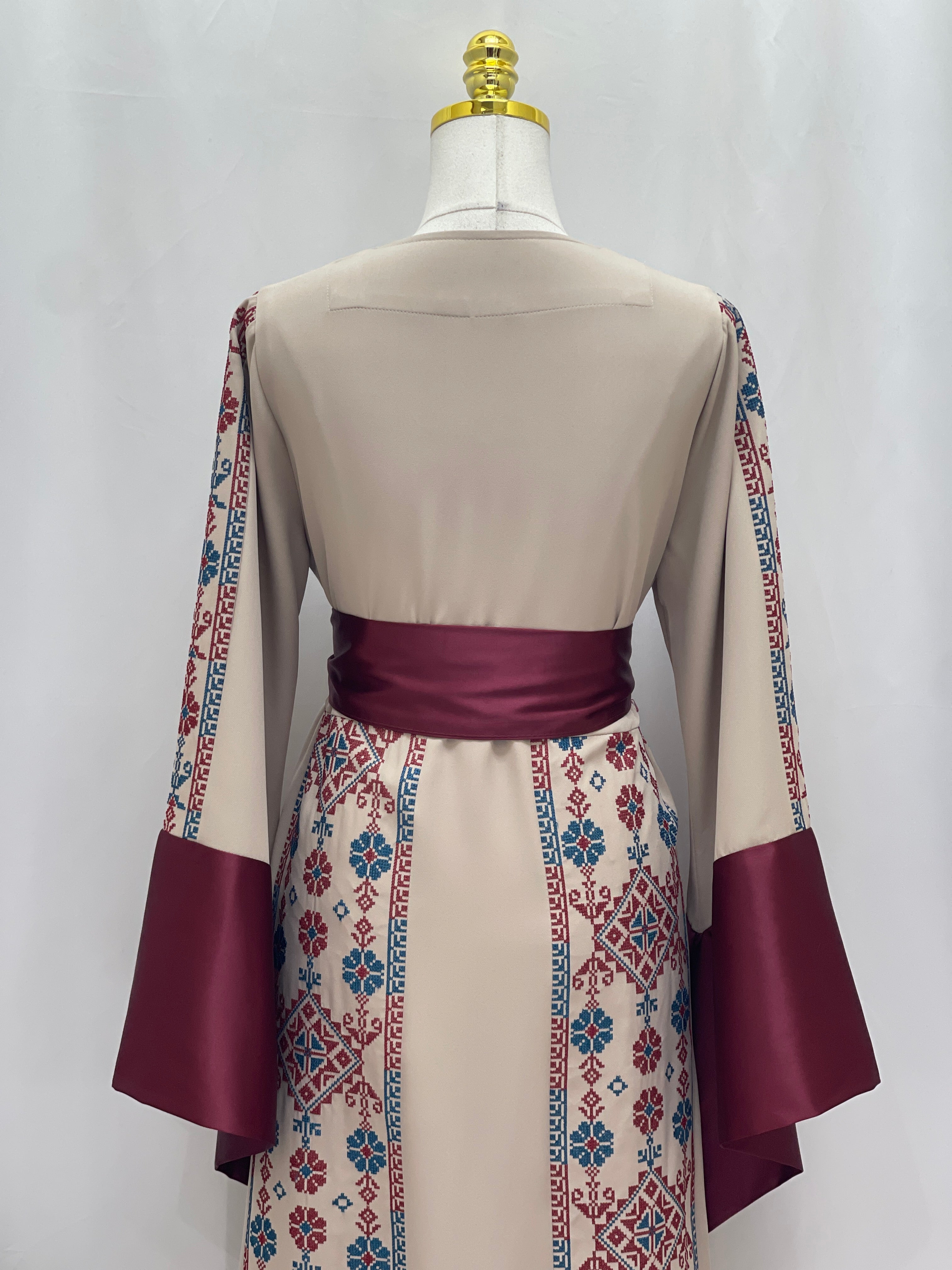 Ansam Heritage Thoub Dress Palestinian Elegance