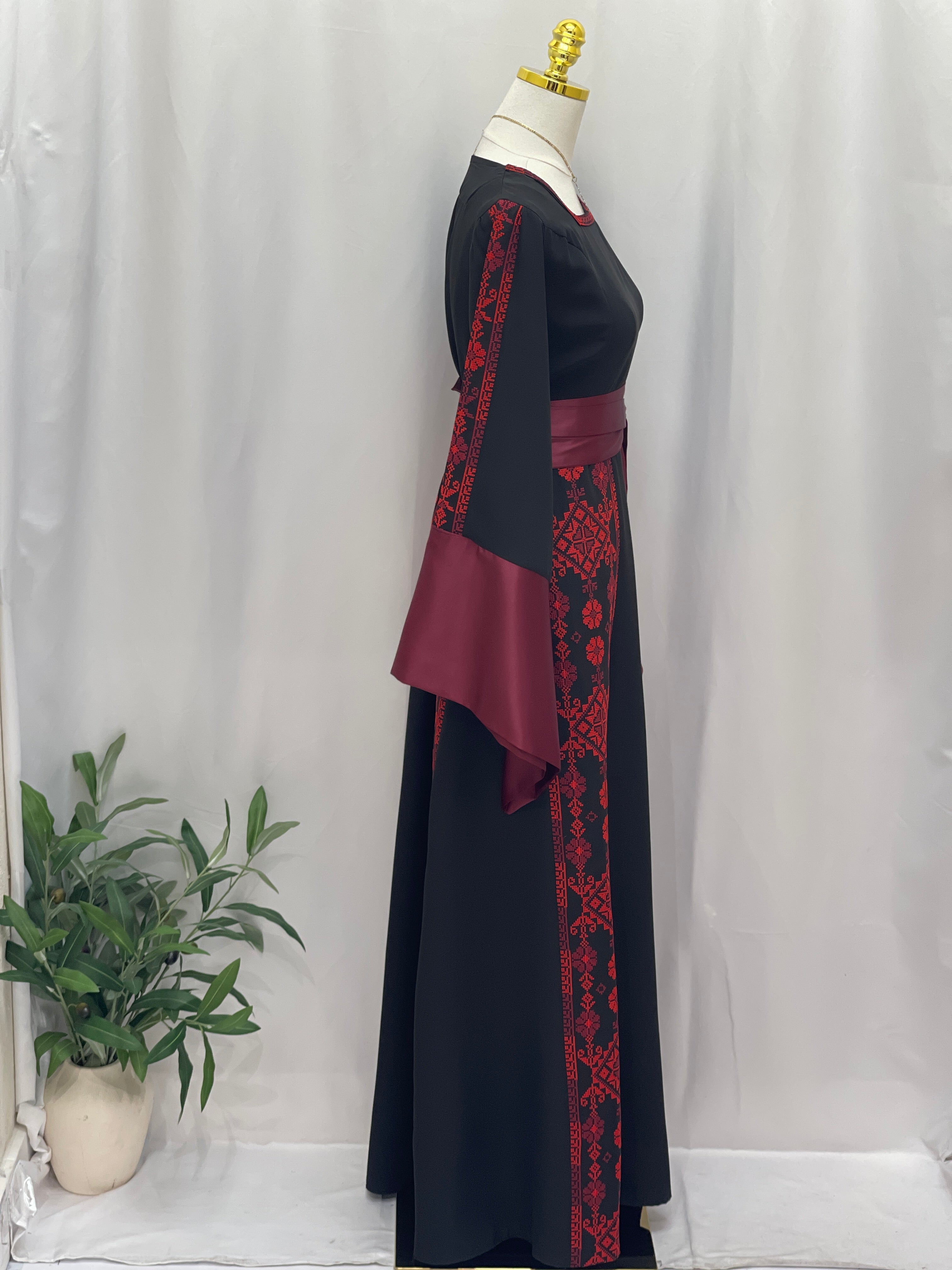 Ansam Heritage Thoub Dress Palestinian Elegance