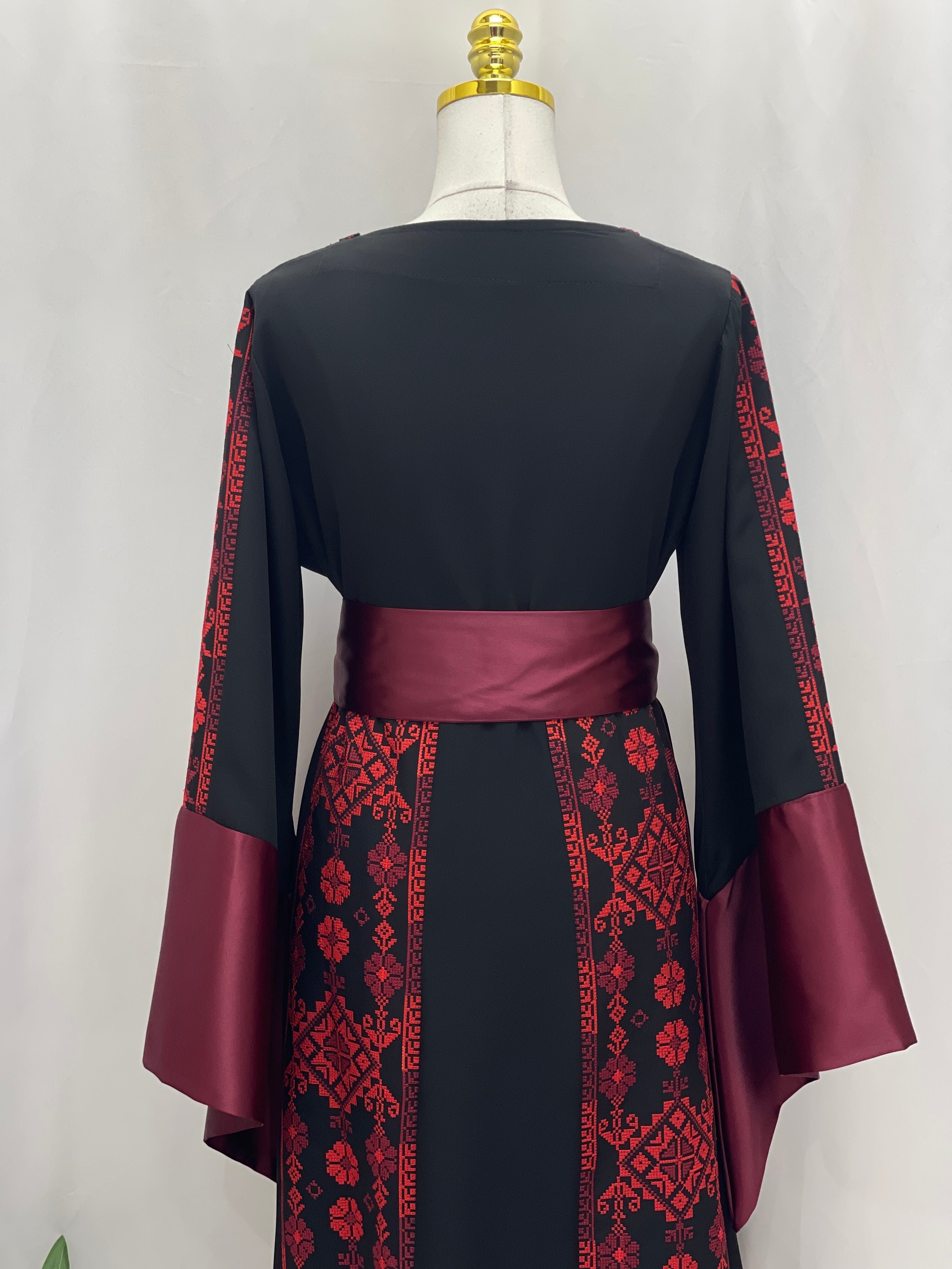 Ansam Heritage Thoub Dress Palestinian Elegance
