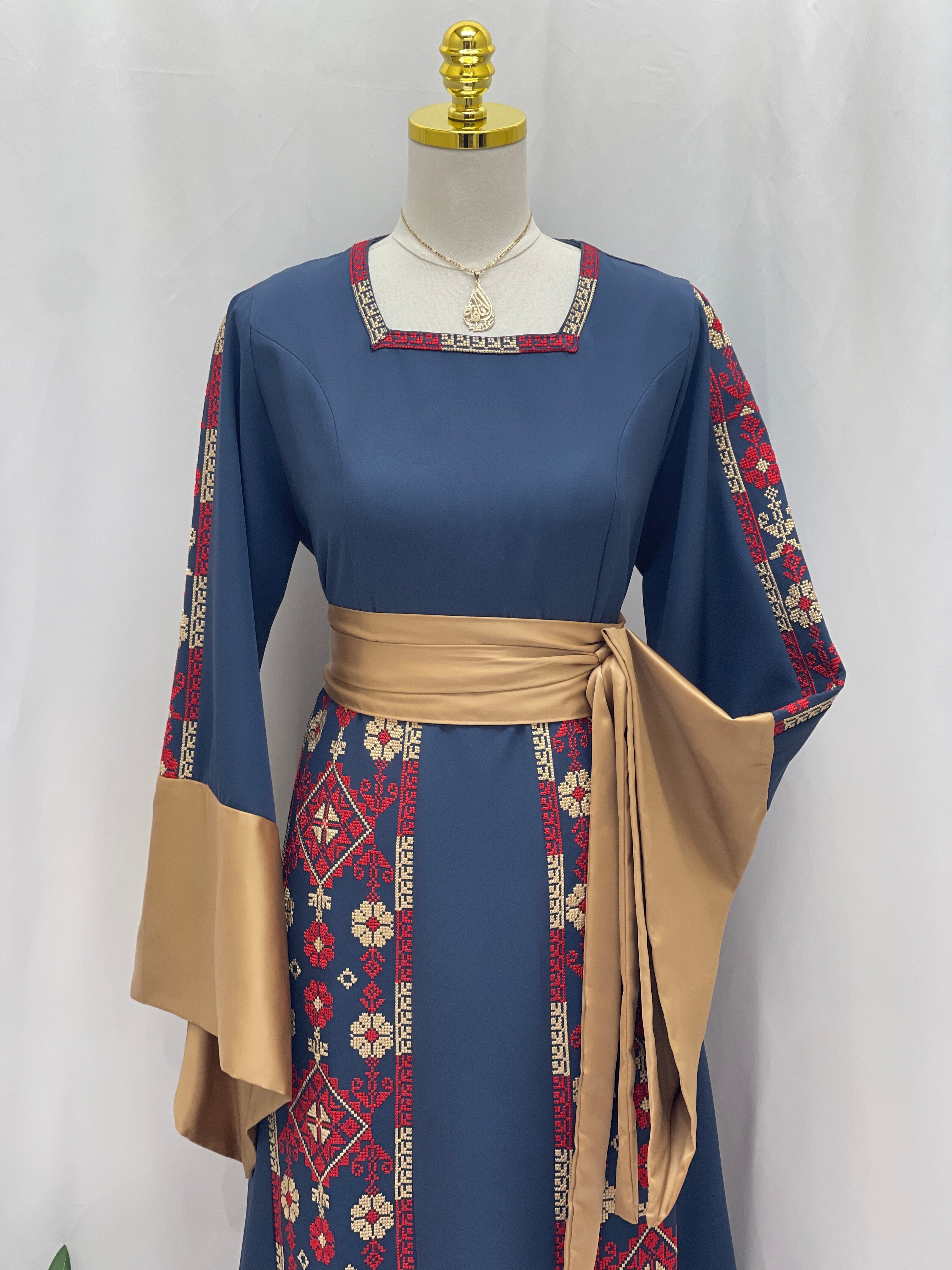 Ansam Heritage Thoub Dress Palestinian Elegance