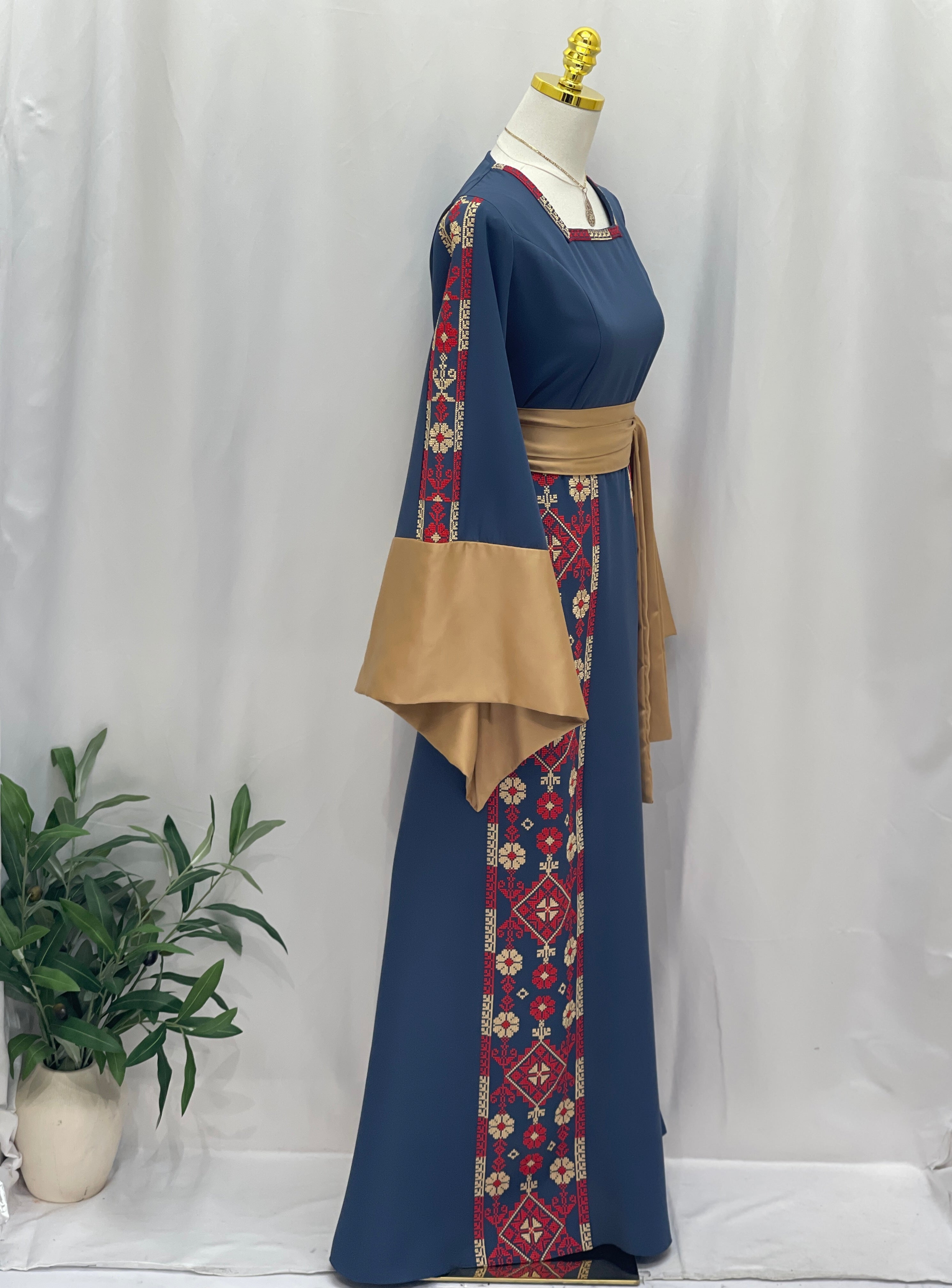 Ansam Heritage Thoub Dress Palestinian Elegance