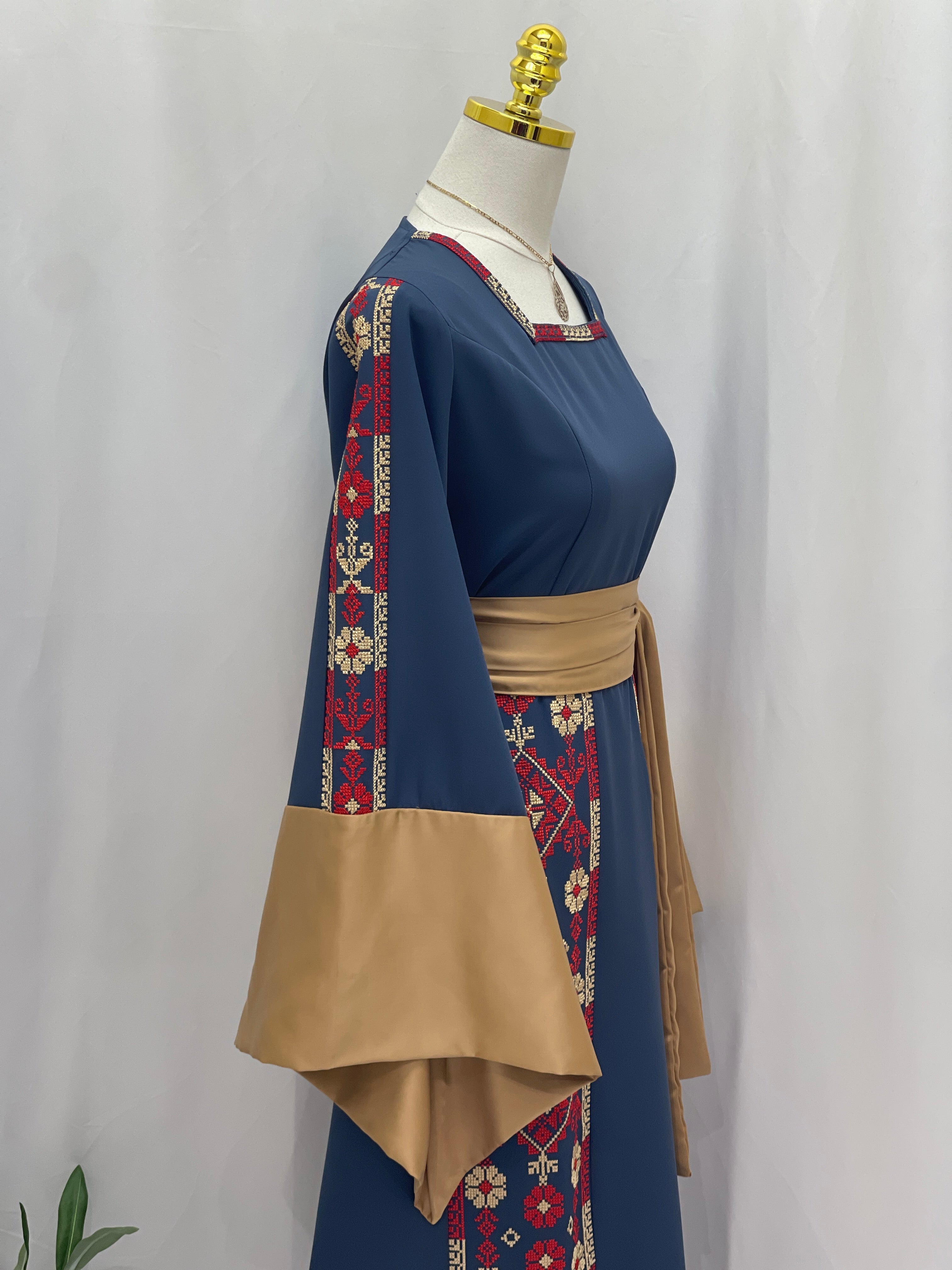Ansam Heritage Thoub Dress Palestinian Elegance