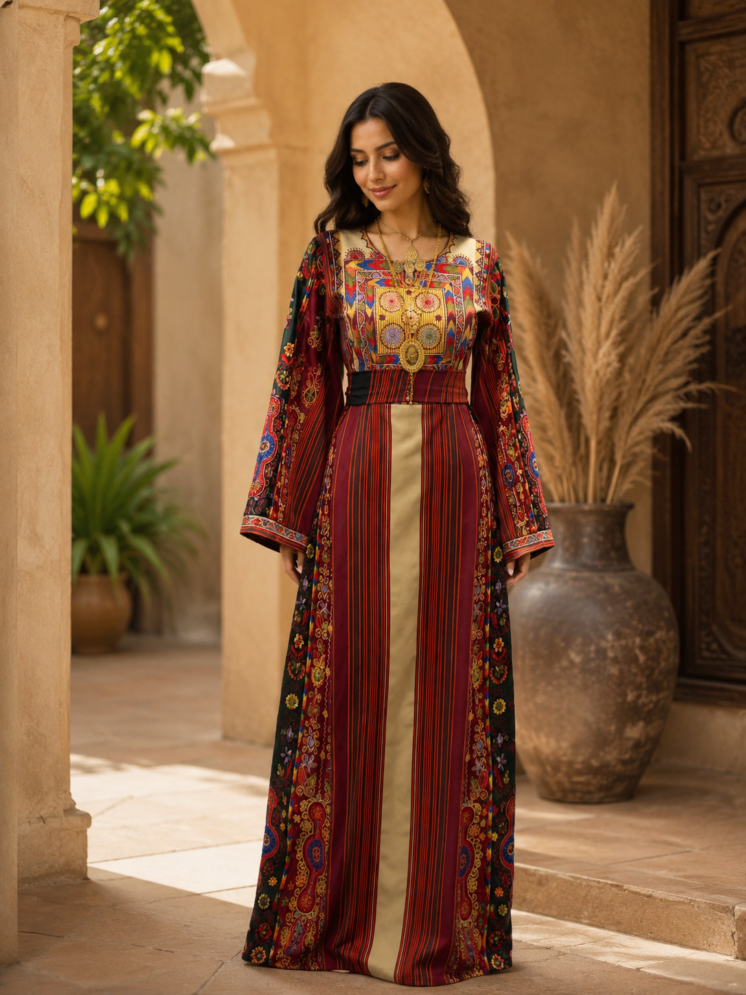 Raneem Majdalawi Heritage Thobe