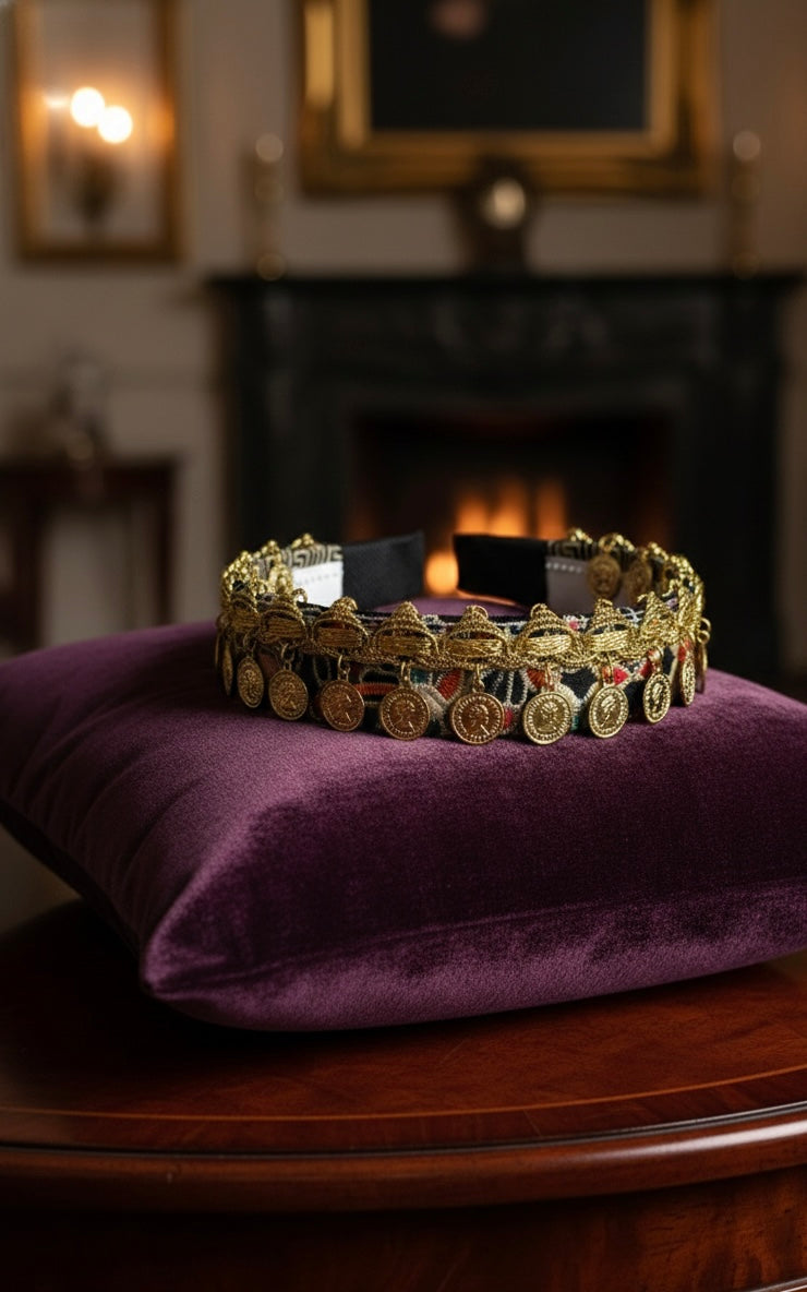Golden Heritage Coin Headband