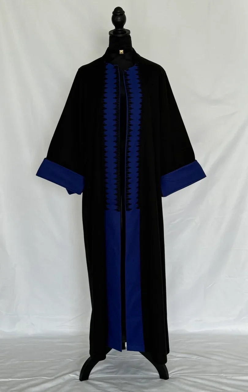 Moroccan Embroidery Kimono- designed in a classic open front silhouette