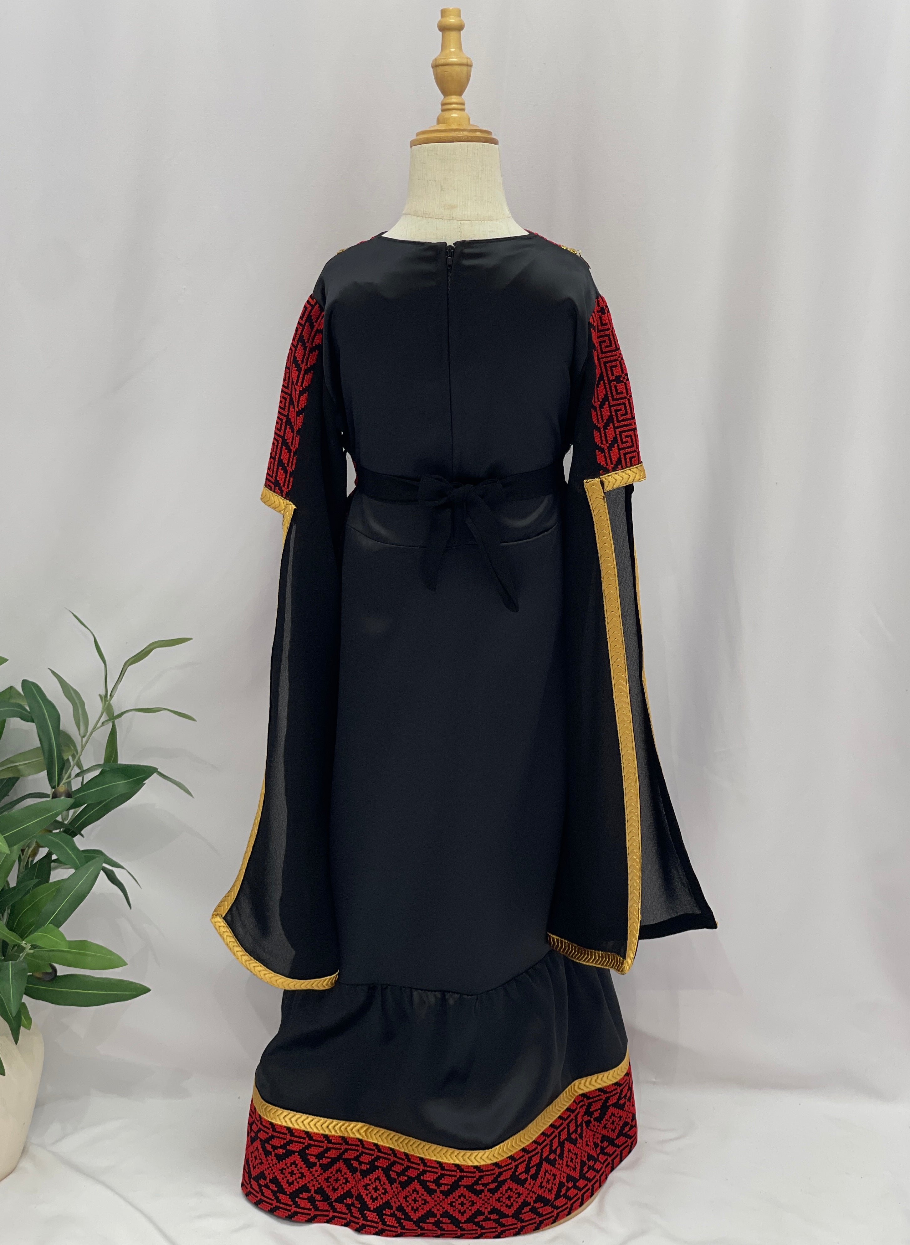 Heritage Coin Embroidered Girls Thobe Set