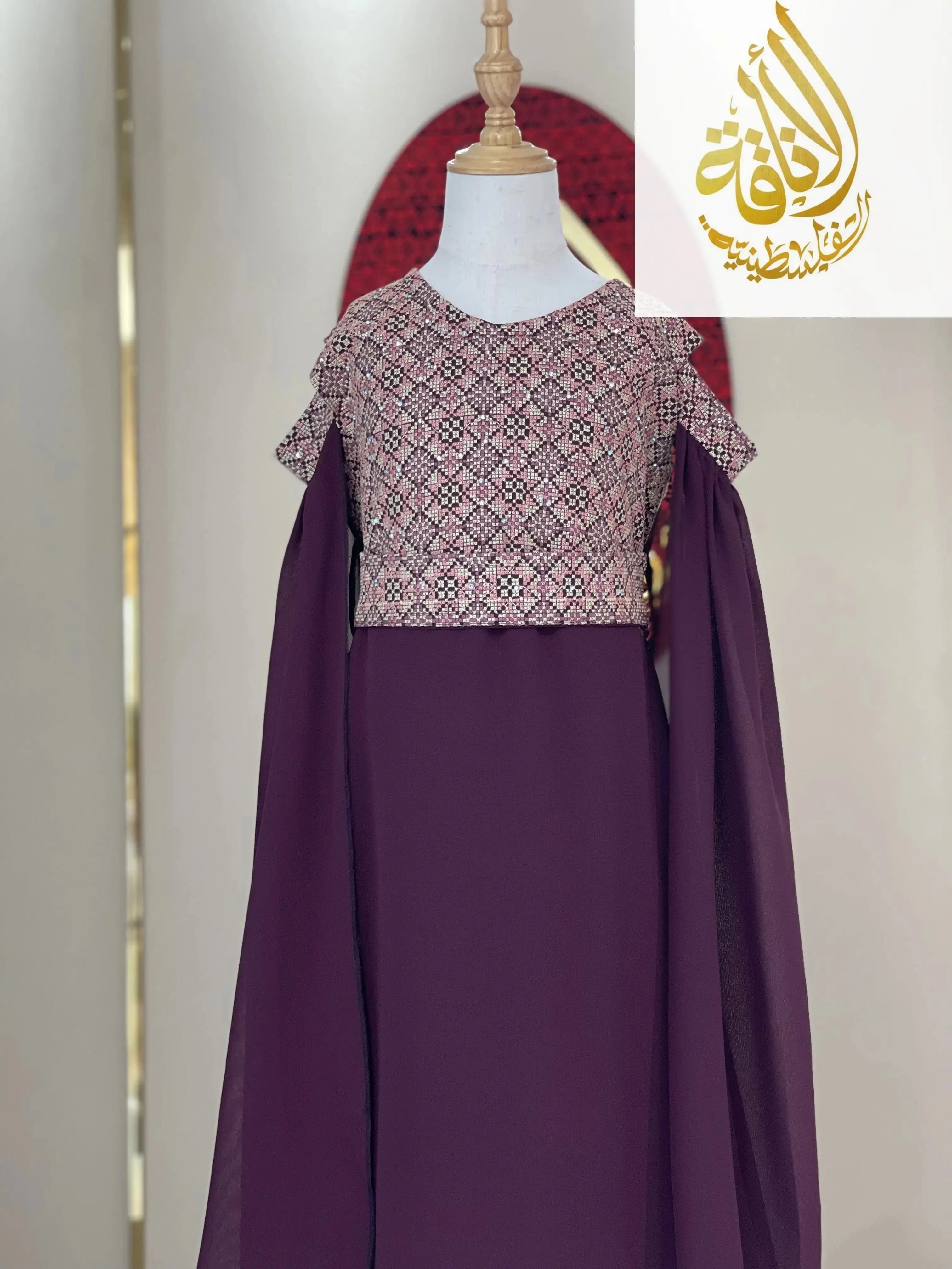 Charming Girls Embroidered Dress: Elegance & Comfort for Every Occasion Palestinian Elegance