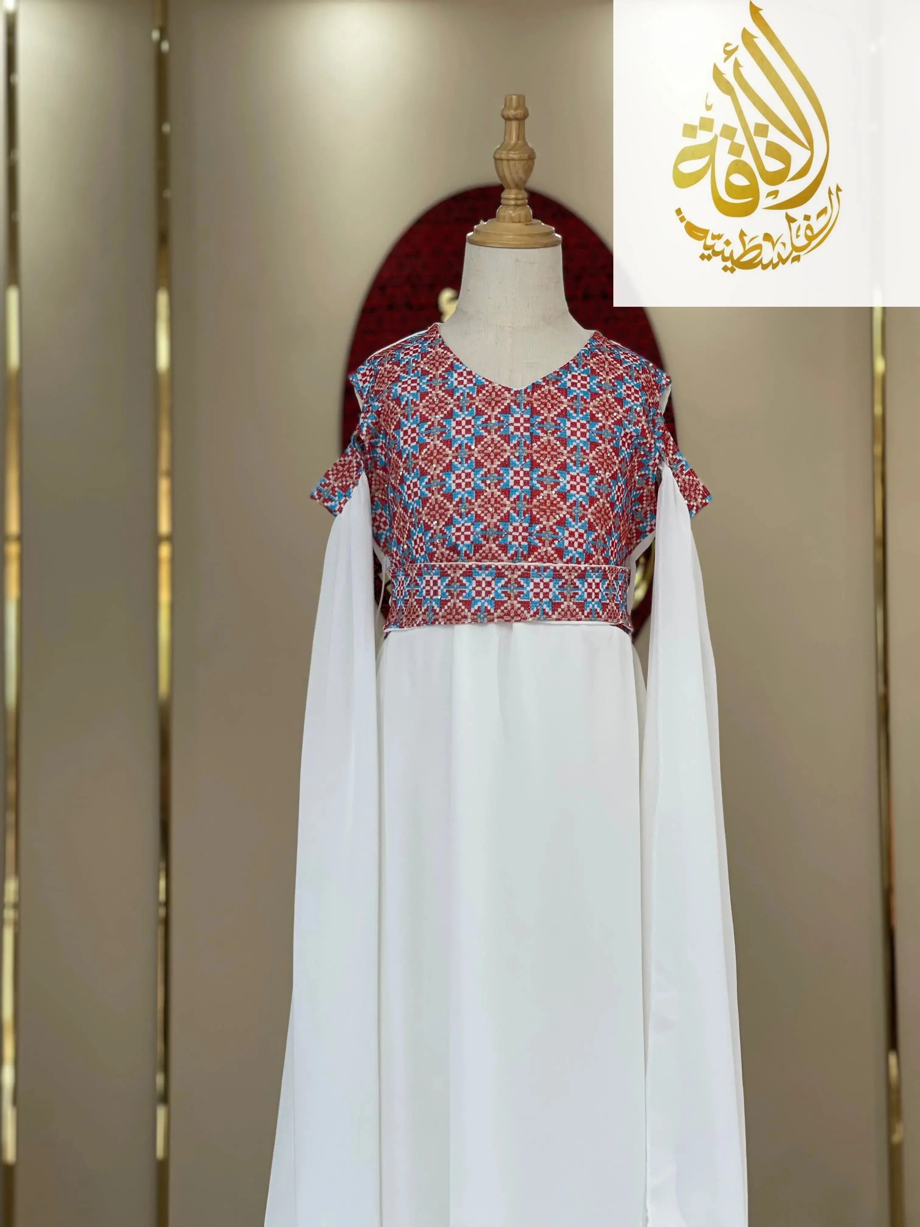 Charming Girls Embroidered Dress: Elegance & Comfort for Every Occasion Palestinian Elegance