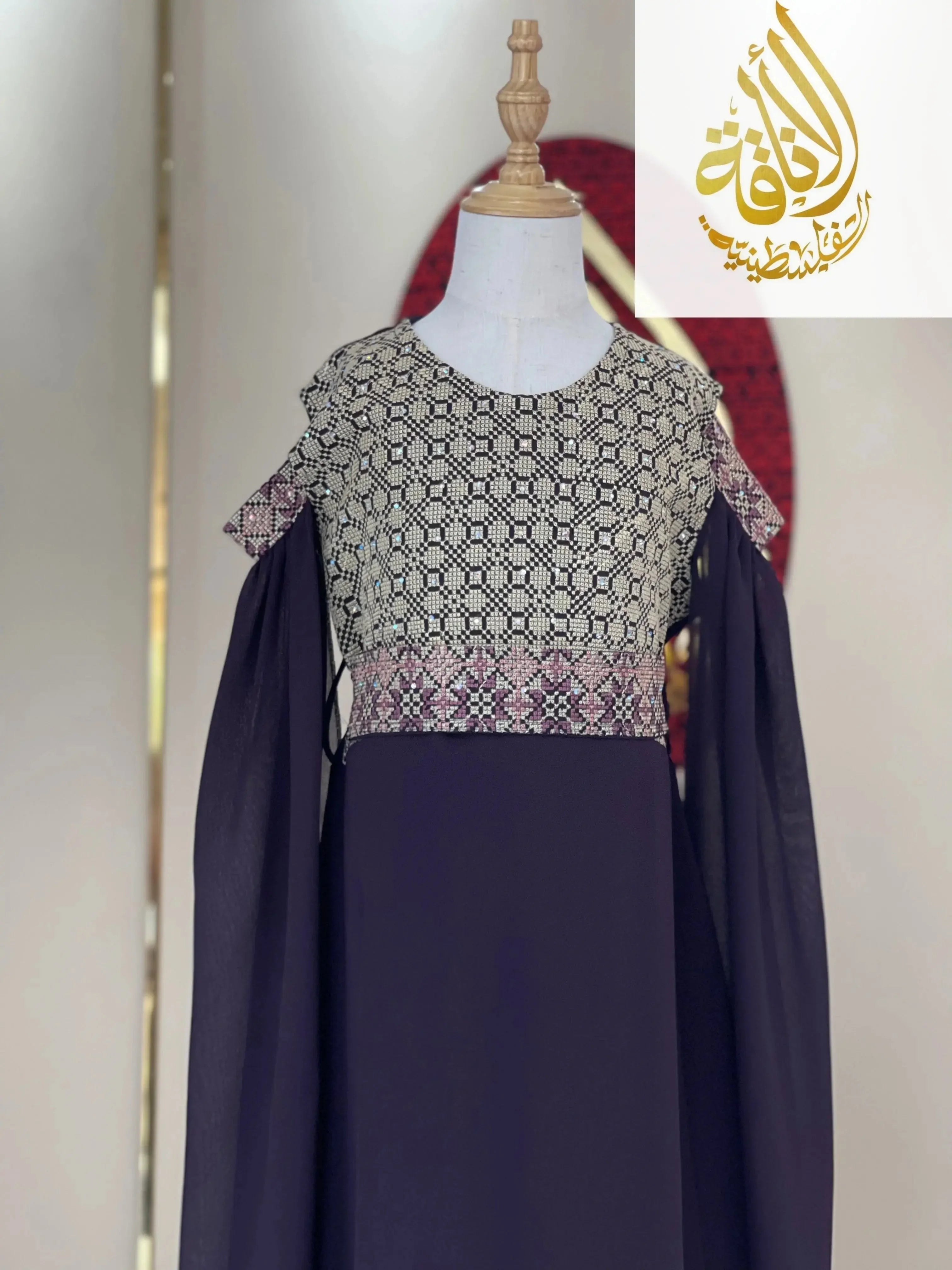 Charming Girls Embroidered Dress: Elegance & Comfort for Every Occasion Palestinian Elegance