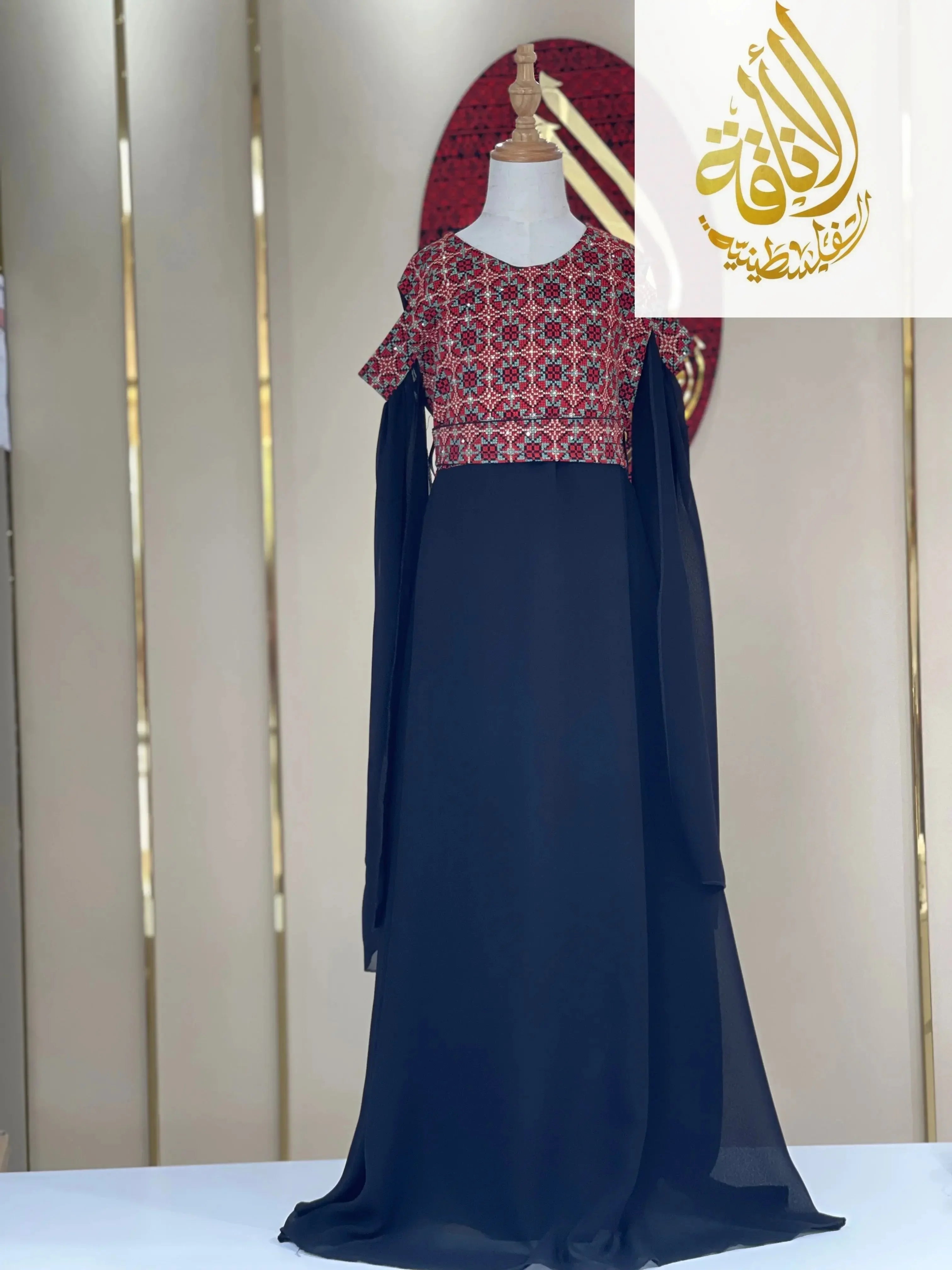 Charming Girls Embroidered Dress: Elegance & Comfort for Every Occasion Palestinian Elegance