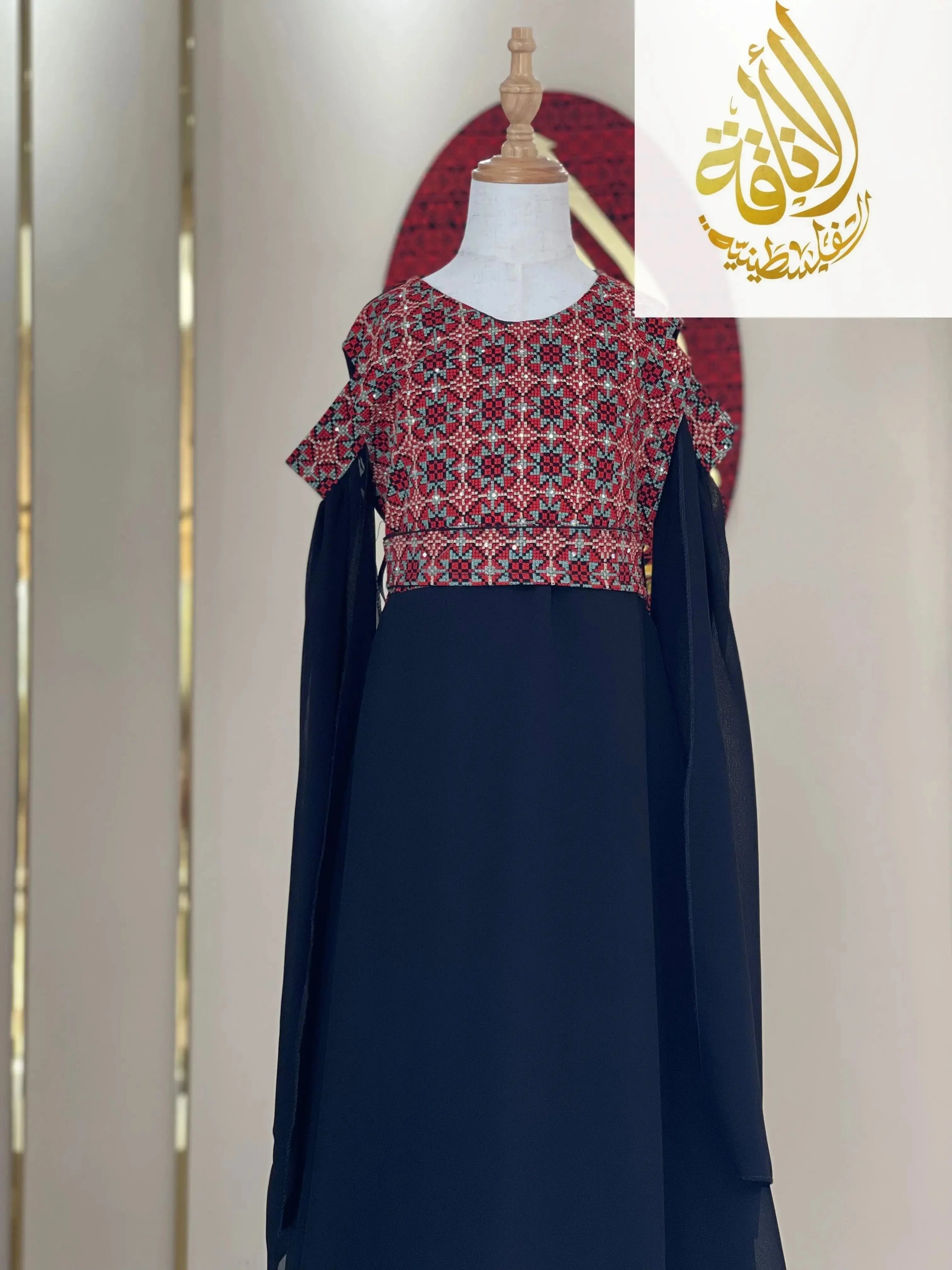 Charming Girls Embroidered Dress: Elegance & Comfort for Every Occasion Palestinian Elegance