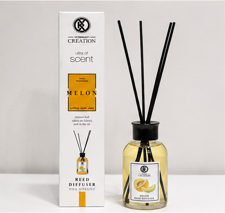Luxury Reed Diffuser Collection 100ml | Peach, Melon & Arabian Night Home Fragrance