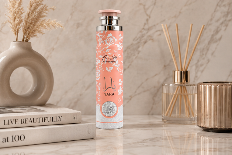 YARA Luxury Air Freshener Spray | Long-Lasting Floral Home & Car Fragrance