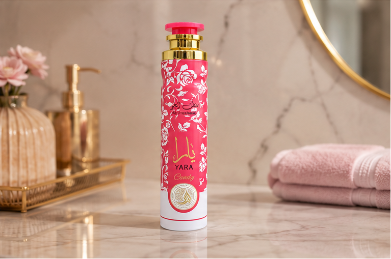 YARA Candy Luxury Air Freshener Spray | Long-Lasting Sweet Home & Car Fragrance