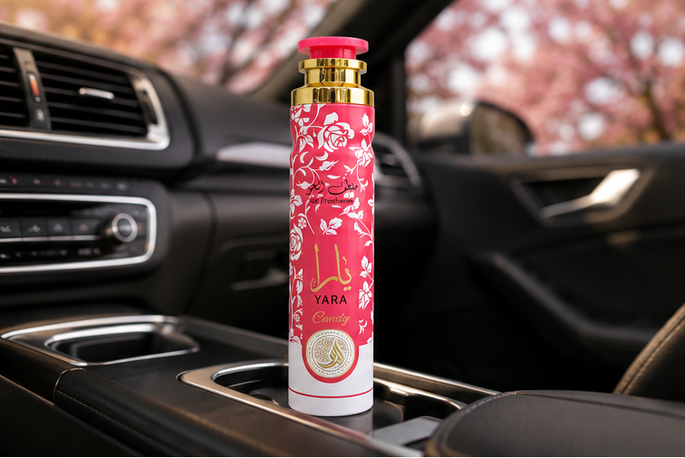 YARA Candy Luxury Air Freshener Spray | Long-Lasting Sweet Home & Car Fragrance