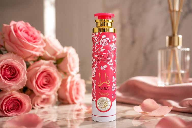 YARA Candy Luxury Air Freshener Spray | Long-Lasting Sweet Home & Car Fragrance