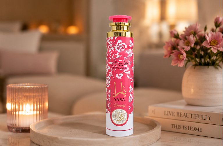 YARA Candy Luxury Air Freshener Spray | Long-Lasting Sweet Home & Car Fragrance