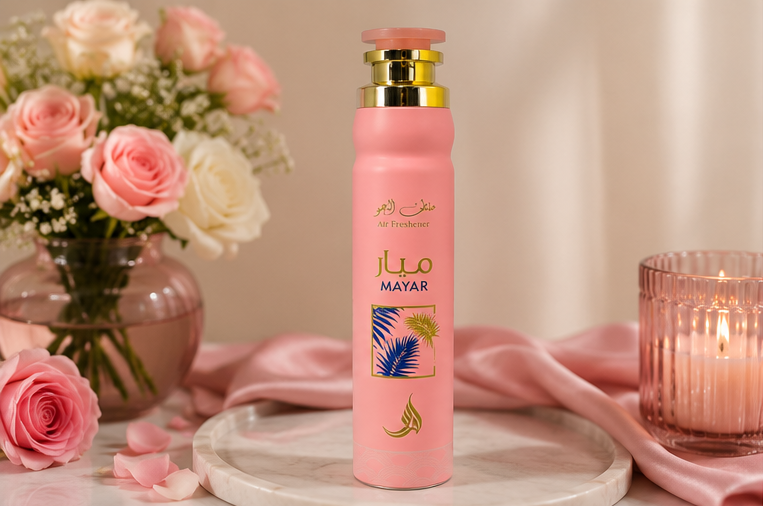 Mayar Luxury Air Freshener Spray | Long-Lasting Tropical Floral Home & Car Fragrance