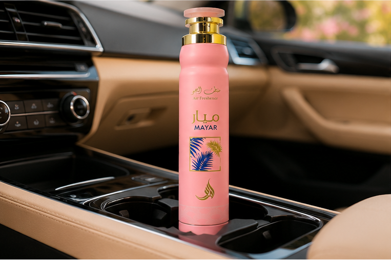 Mayar Luxury Air Freshener Spray | Long-Lasting Tropical Floral Home & Car Fragrance