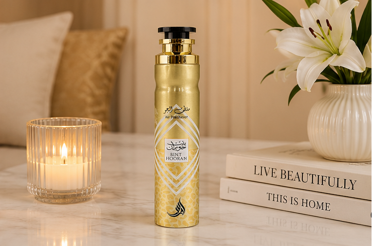 Bint Hooran Luxury Air Freshener Spray | Long-Lasting Home & Car Fragrance