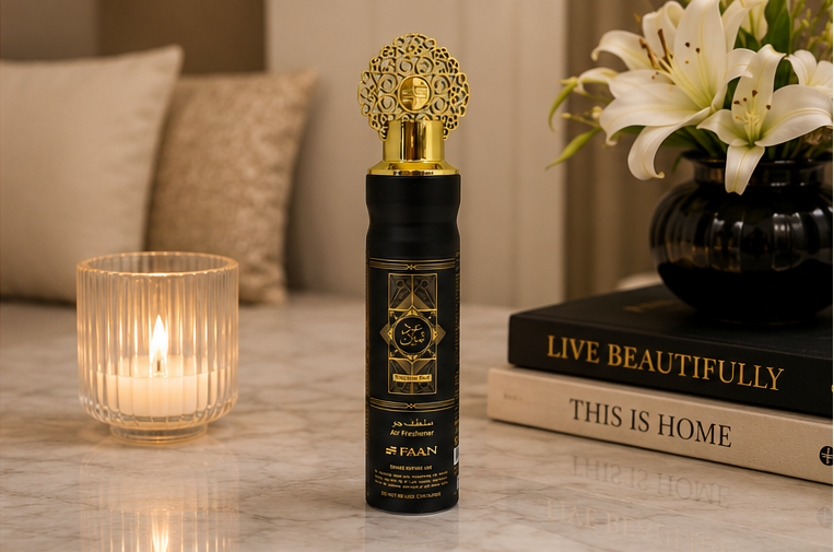 FAAN Precious Oud Luxury Air Freshener Spray | Long-Lasting Home & Car Fragrance