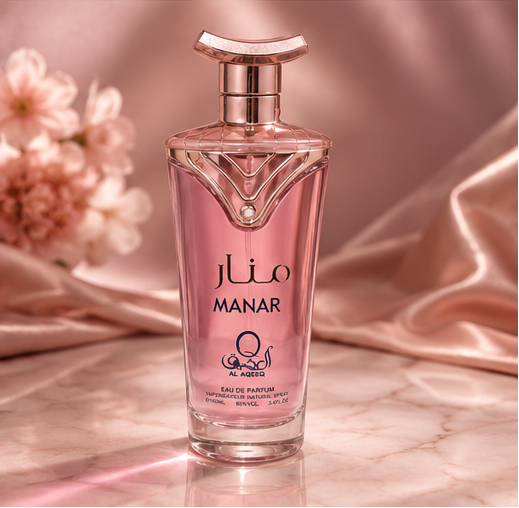 Manar Eau de Parfum 100ml | Elegant Floral & Fruity Arabian Fragrance