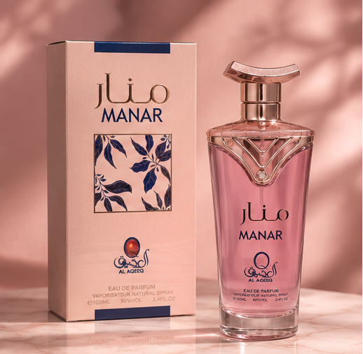 Manar Eau de Parfum 100ml | Elegant Floral & Fruity Arabian Fragrance