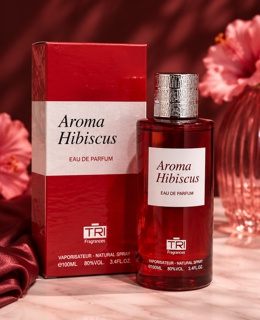 Aroma Hibiscus Eau de Parfum 100ml | Floral Fruity Luxury Fragrance