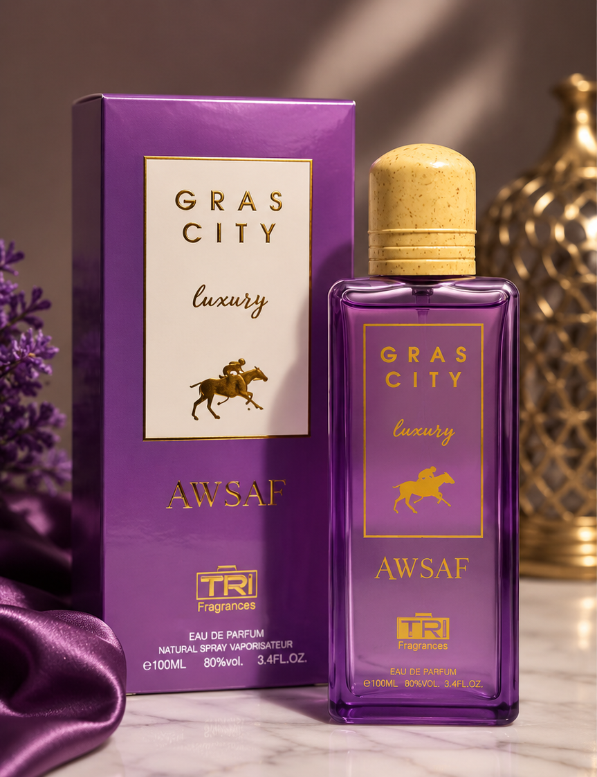 Gras City Luxury Eau de Parfum 100ml | Sweet Floral Fruity Fragrance