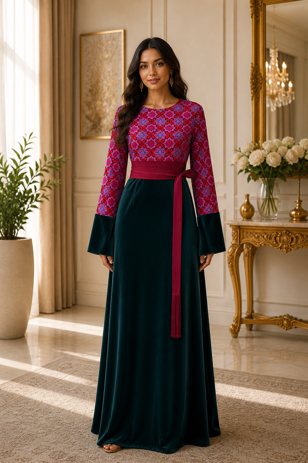 formal velvet dress Pauline Velvet Dress: Red Maxi Dress for Formal Wedding Guest