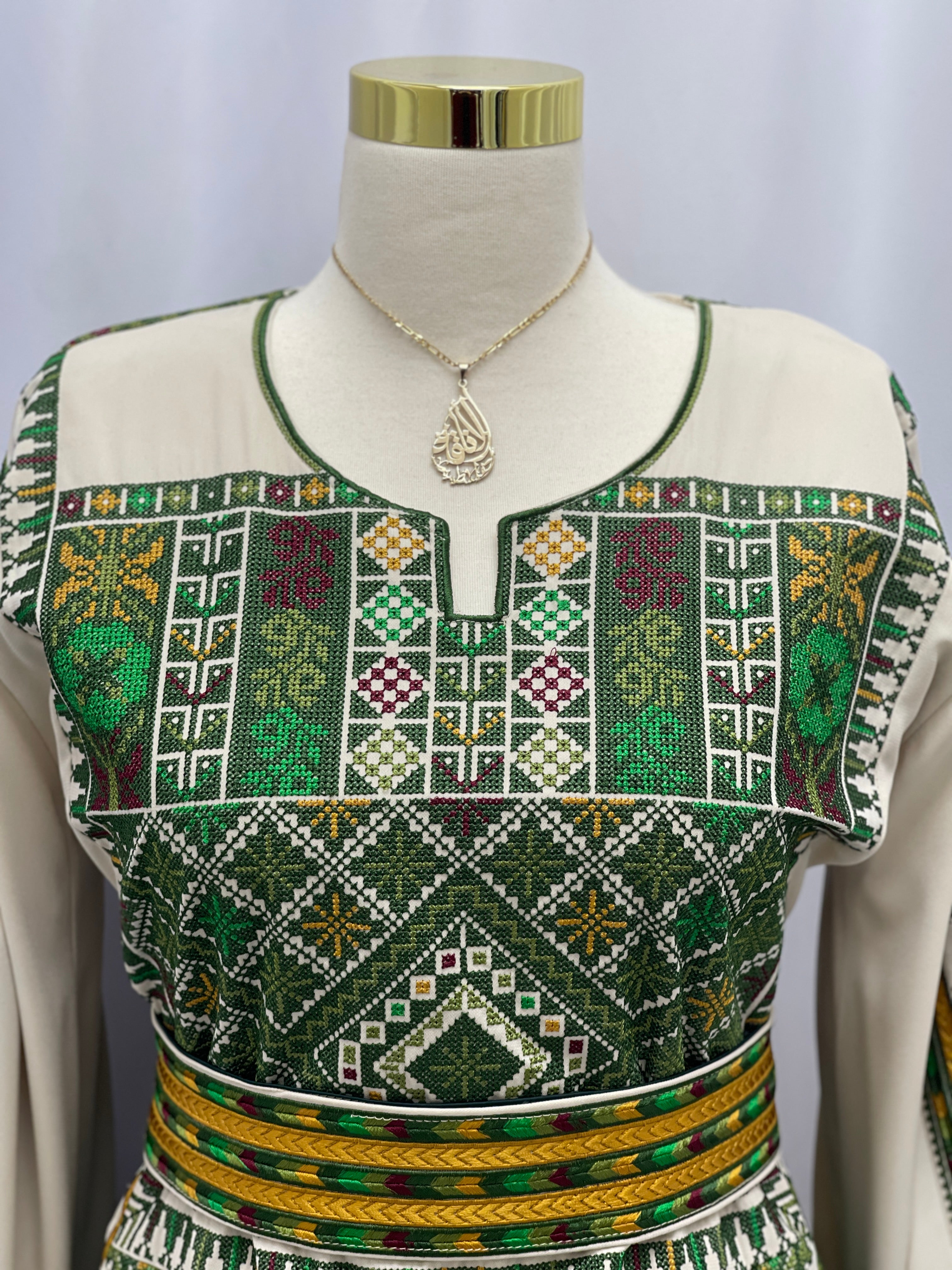 Shifaa Embroidered Palestinian Thobe – Elegant Cultural Dress