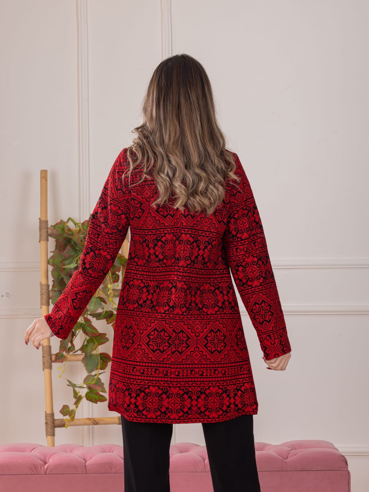 Heritage Weave Embroidered Jacket -Cultural Elegance