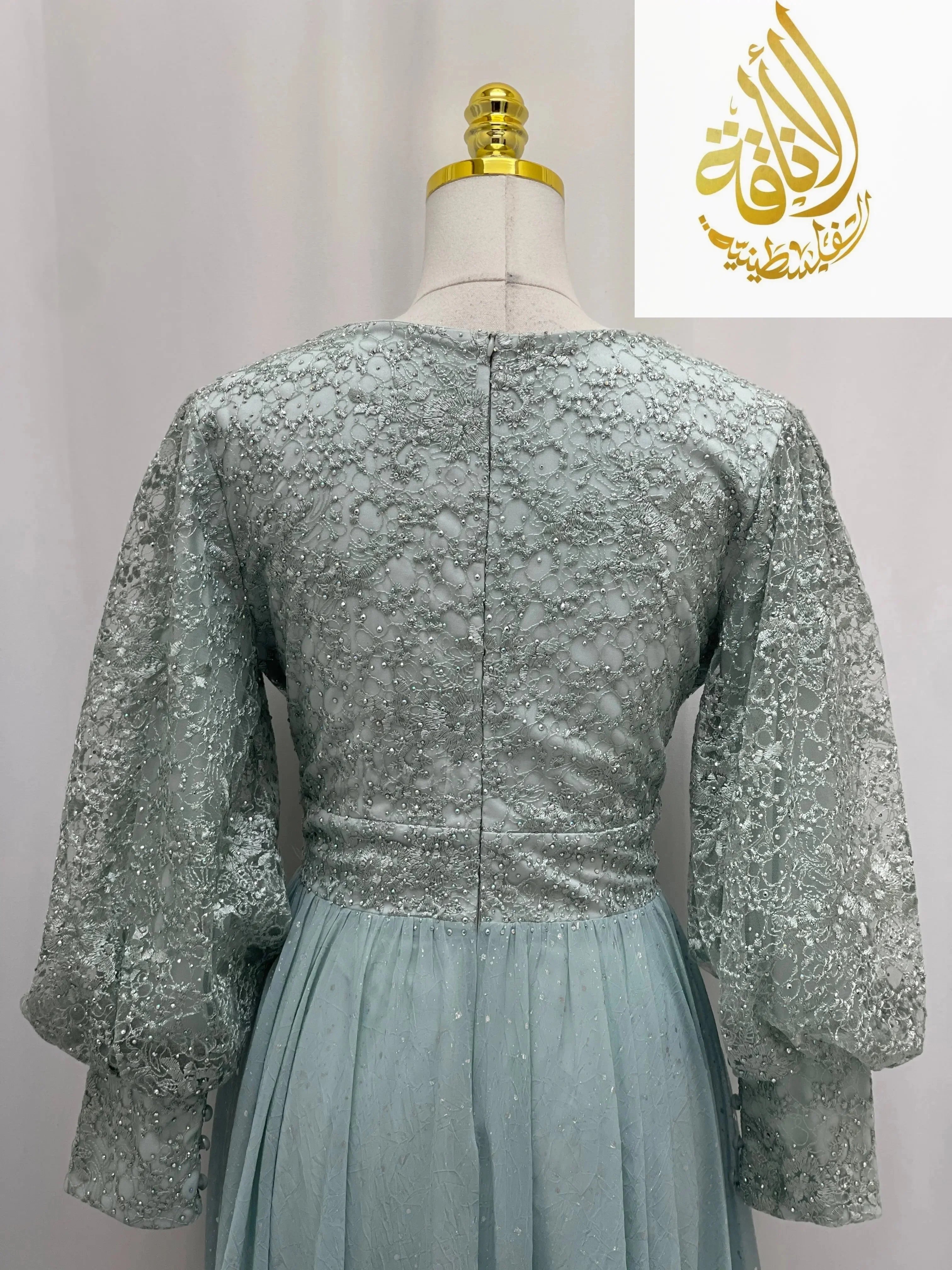 Dusk Star Gown Palestinian Elegance