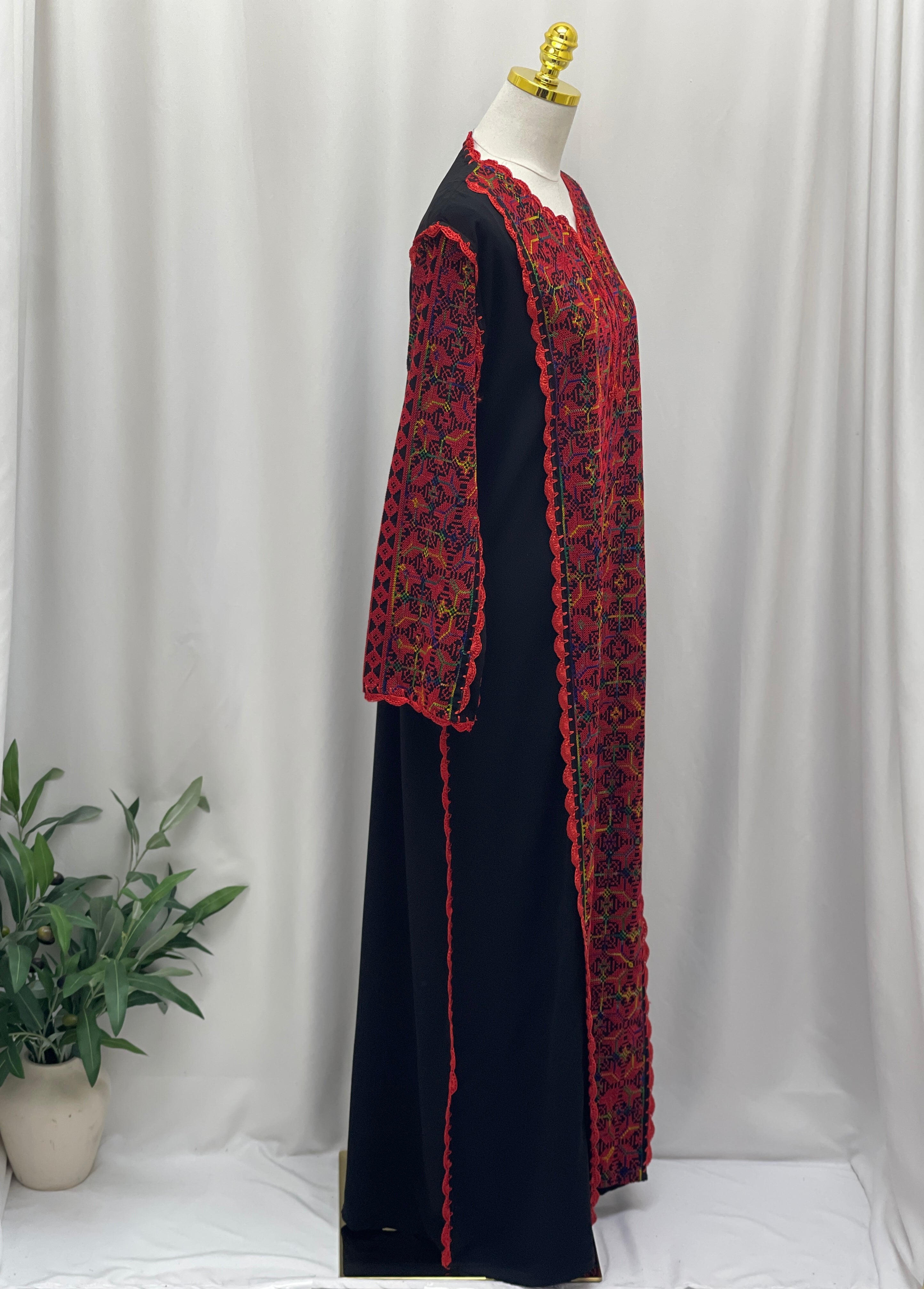 Heritage Threads Embroidered Abaya