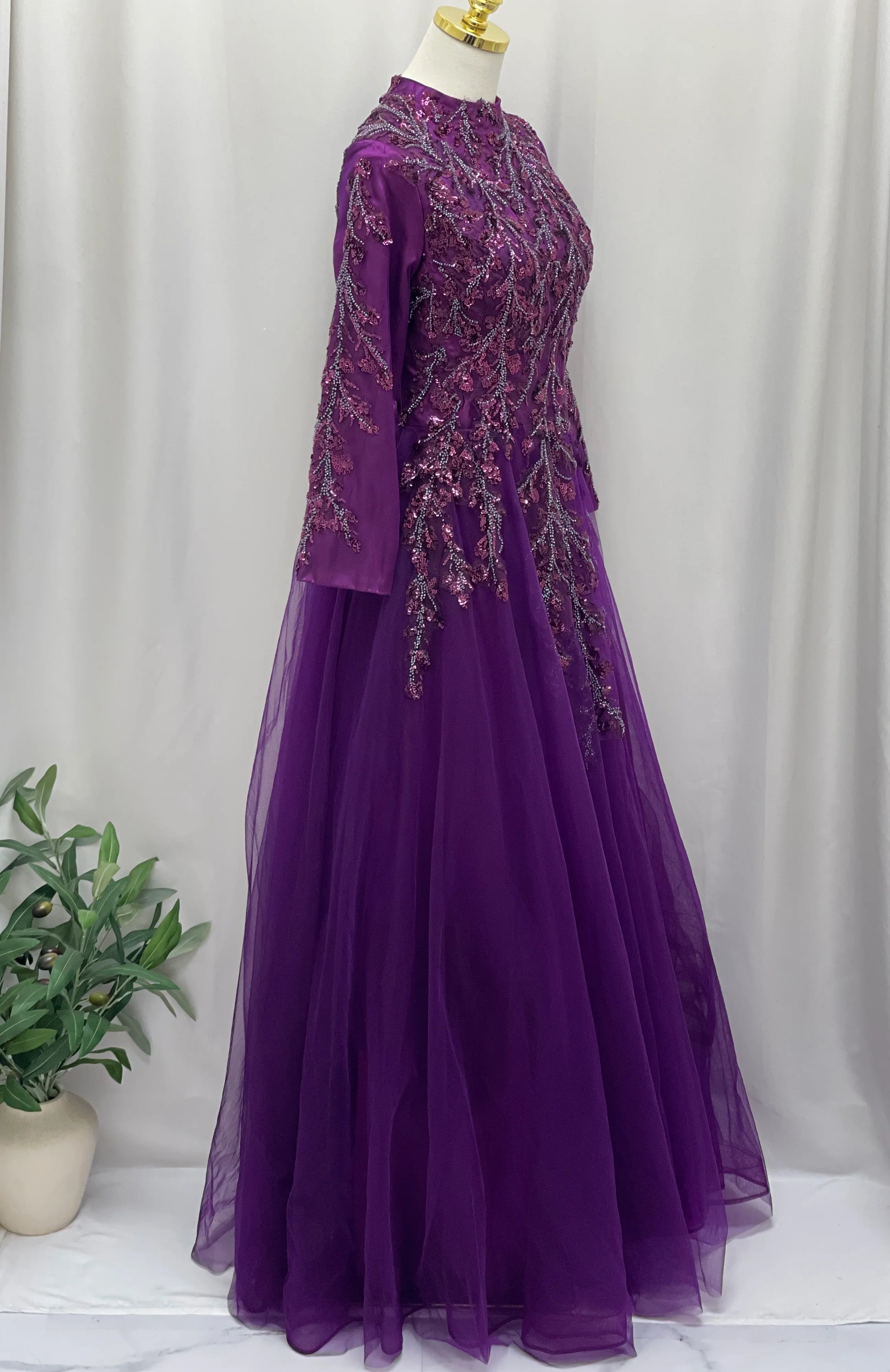 Dew Branches Gown