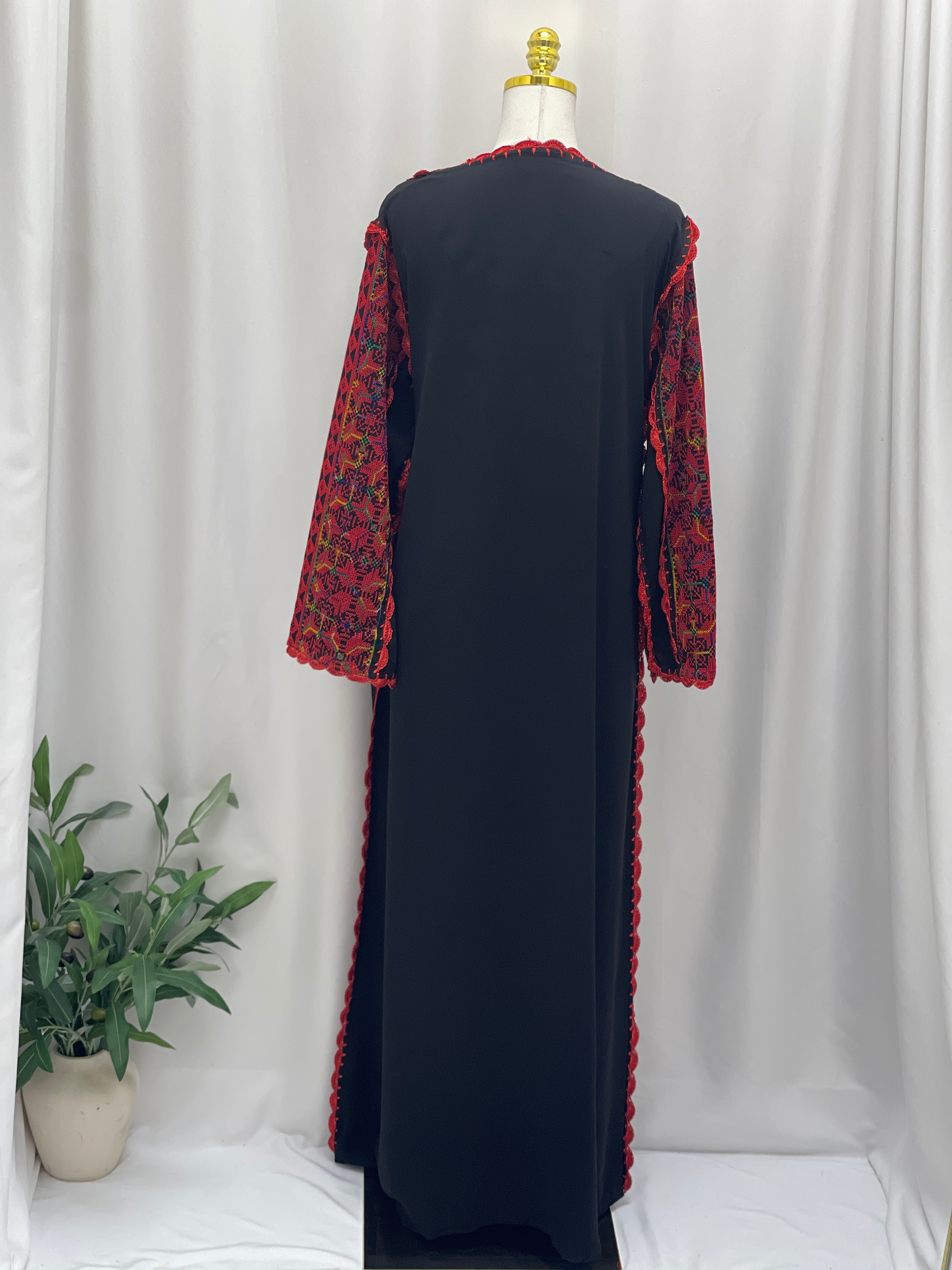 Heritage Threads Embroidered Abaya