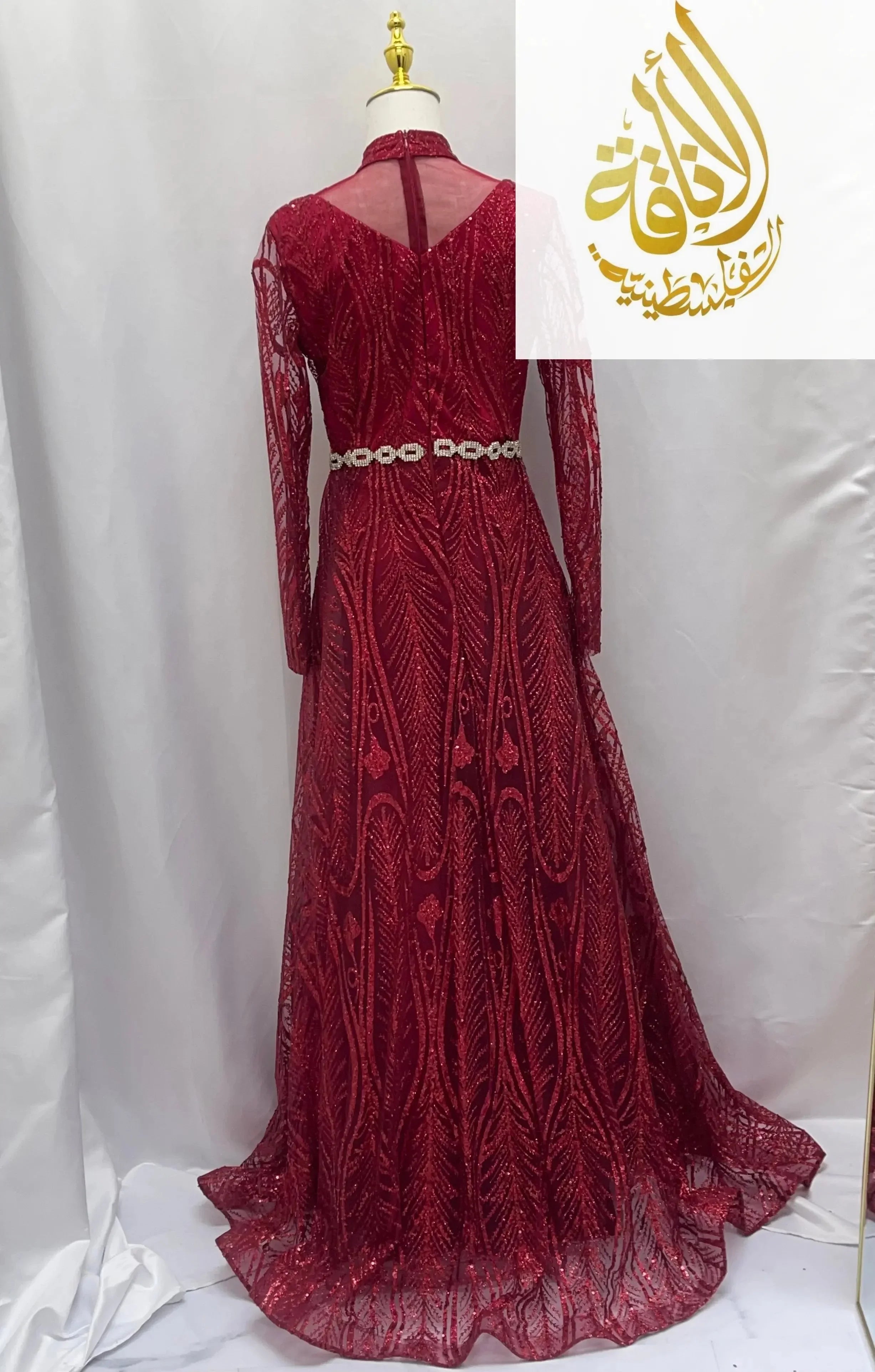 Elegant Fancy Dress: Sophistication for Any Formal Occasion Palestinian Elegance