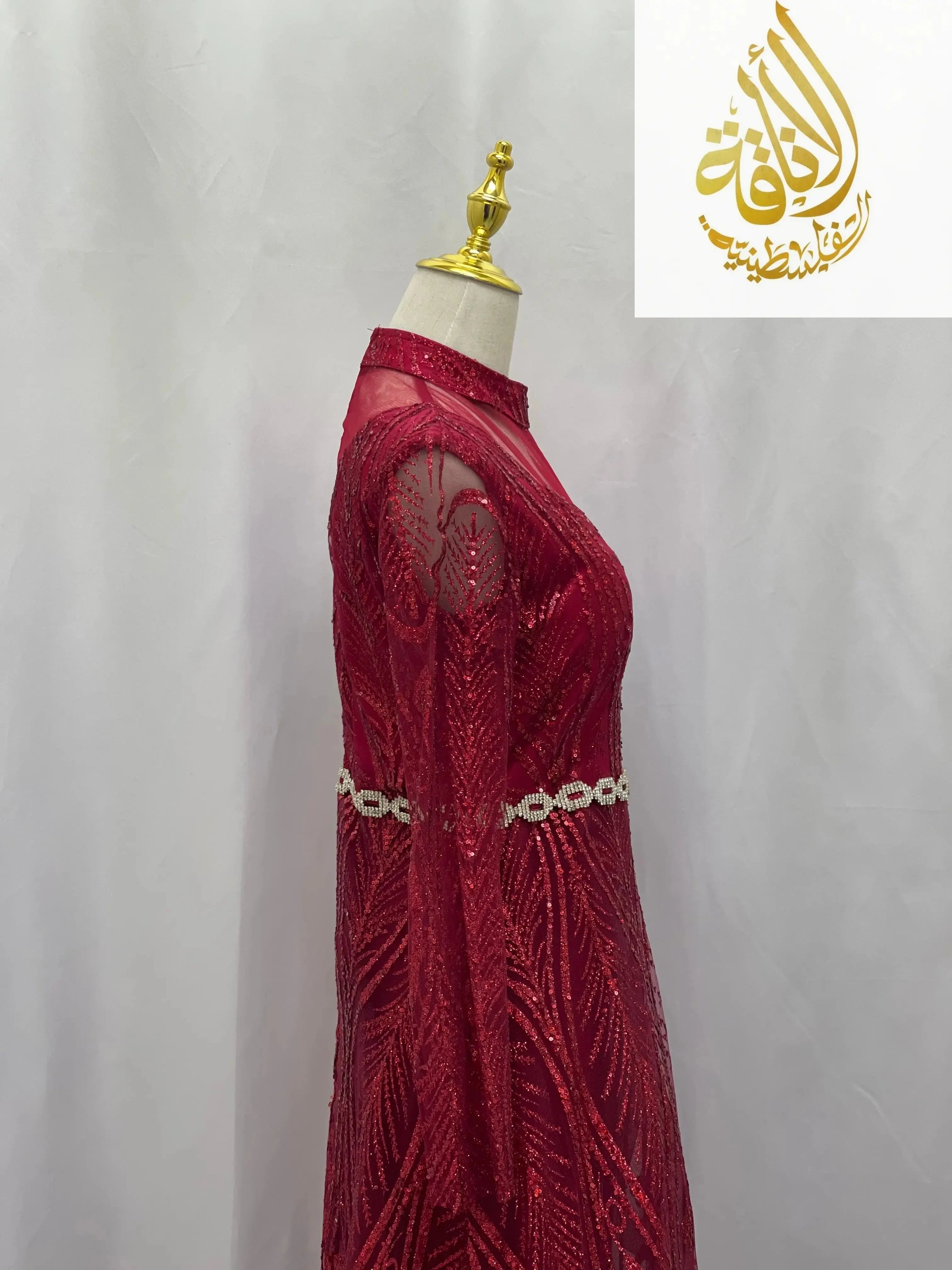 Elegant Fancy Dress: Sophistication for Any Formal Occasion Palestinian Elegance