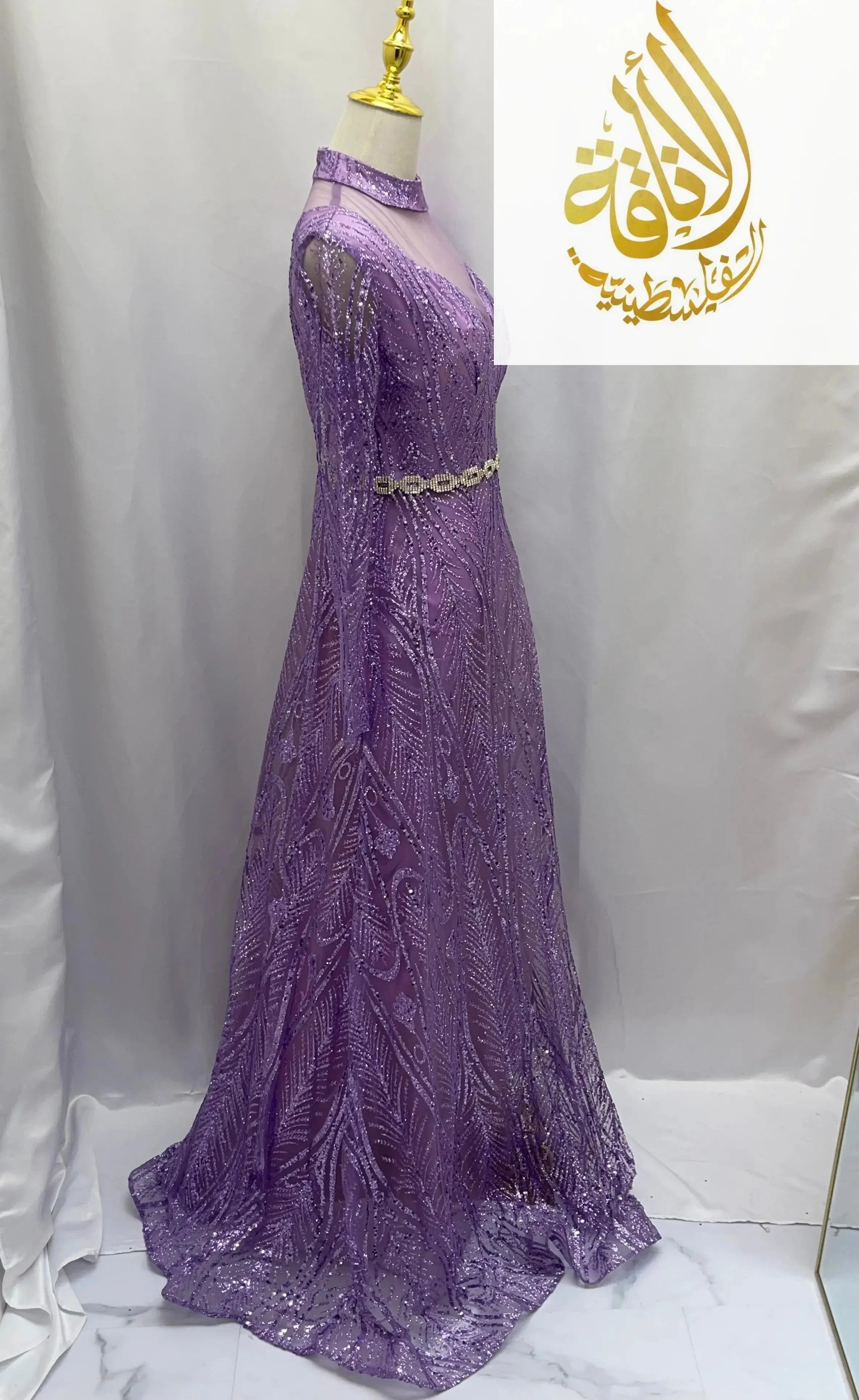 Elegant Fancy Dress: Sophistication for Any Formal Occasion Palestinian Elegance