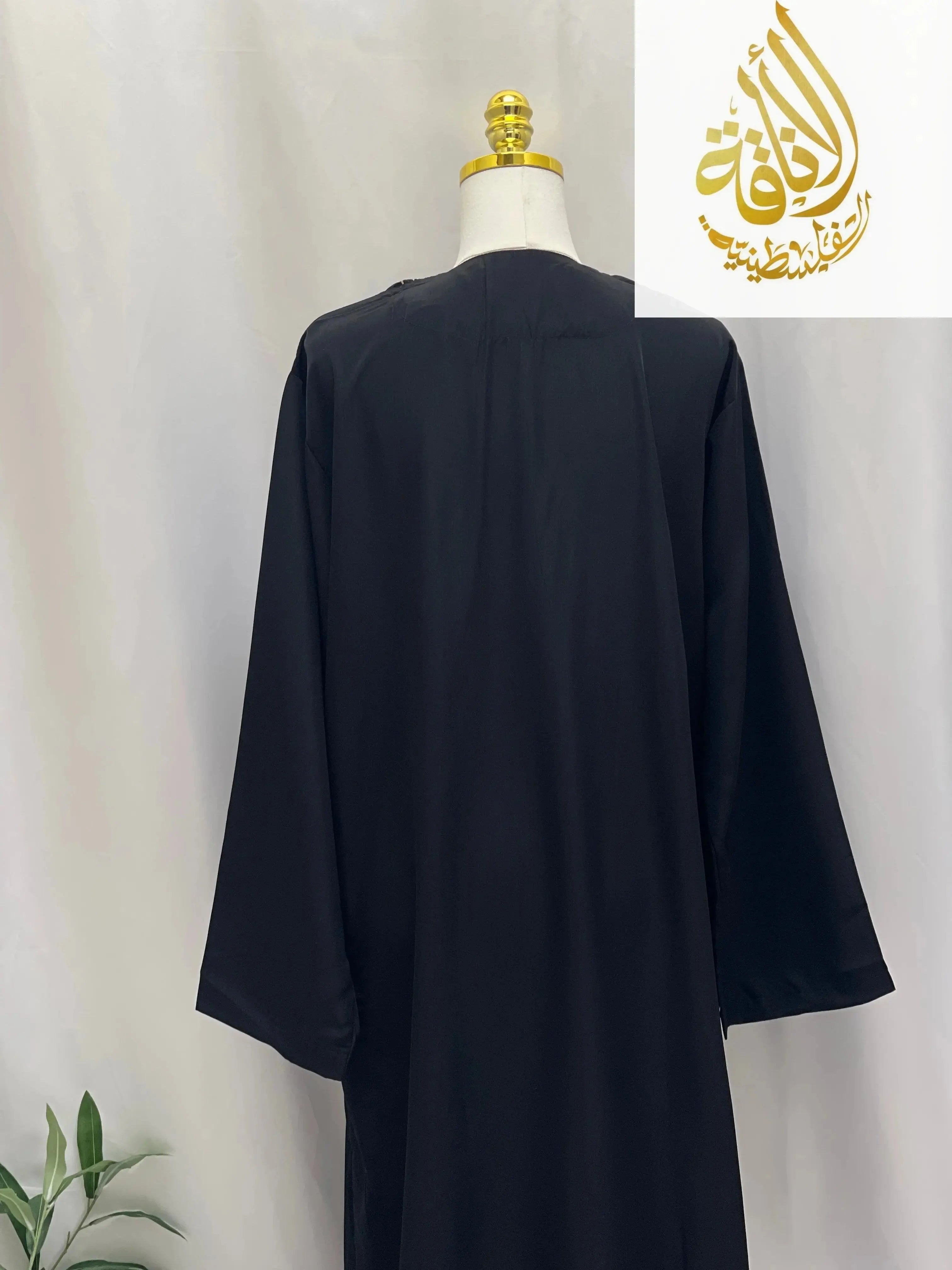 Elegant Multi-Color Thobes with Gold Embroidery - Palestinian Elegance